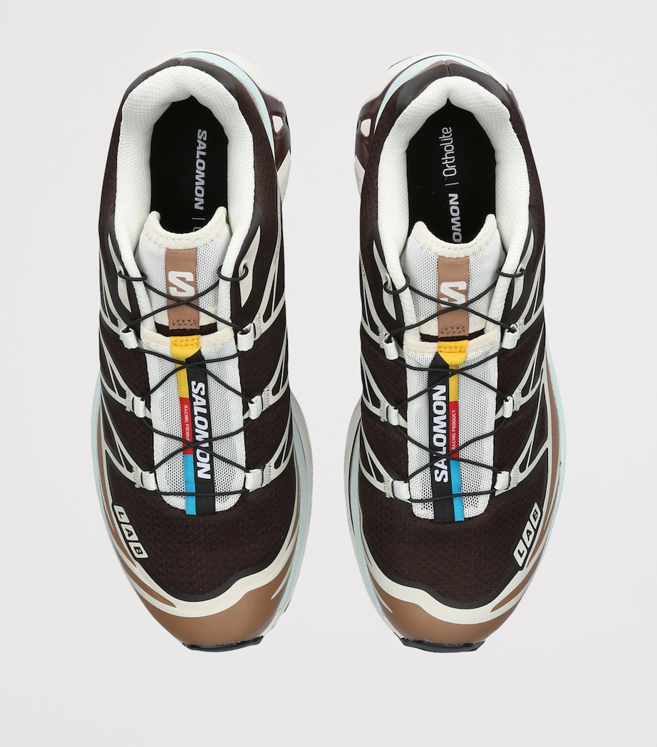 Salomon Mens XT-6 Sneakers Dark Brown Image 4