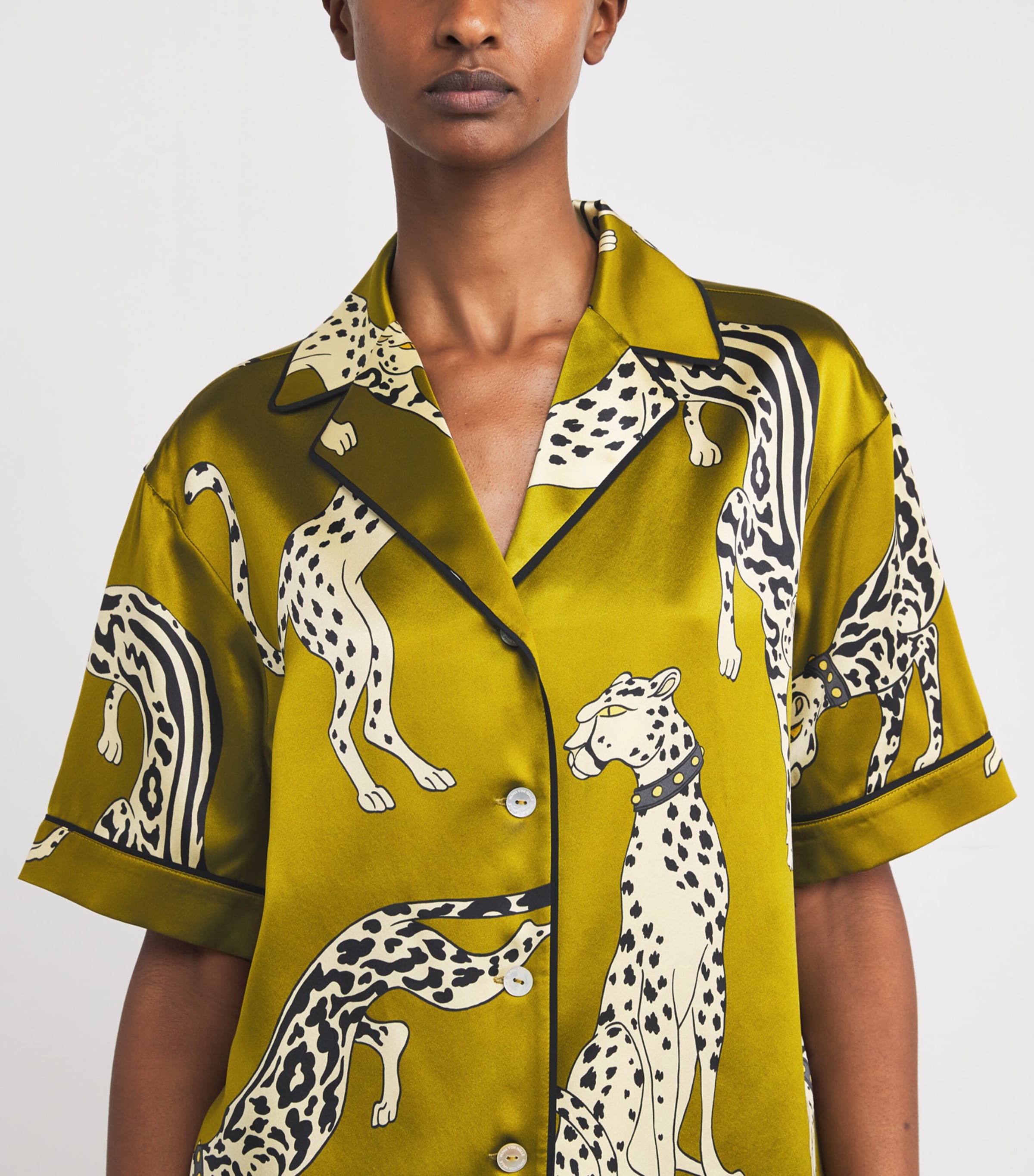 Silk Cheetah Ingo Pyjama Set CHANSON Image 4