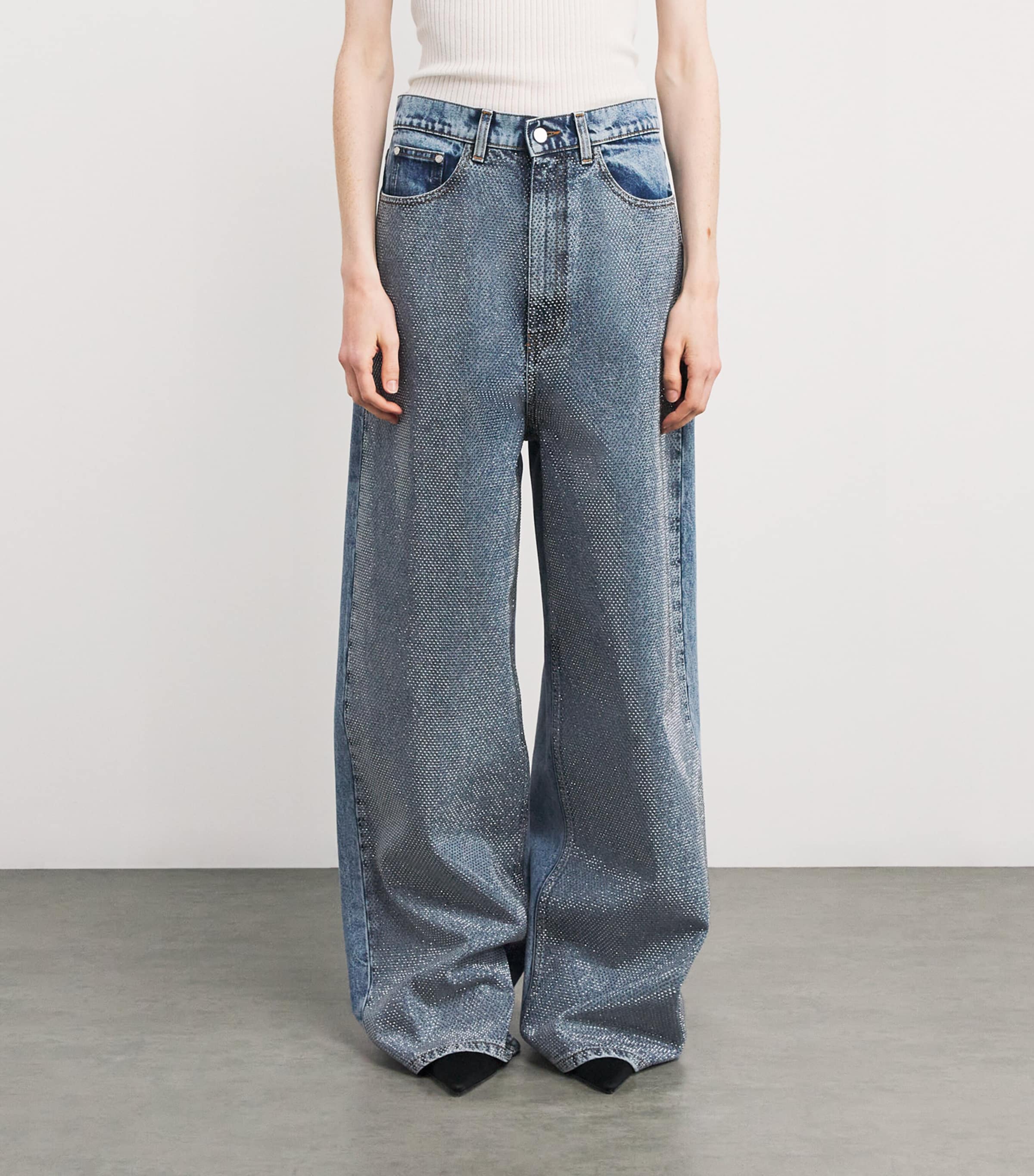 デニム・ジーパン Stella Mccartney Denim Jeans ウィメンズ ジーンズ | ハイウエスト ボーイフレンド スキニー