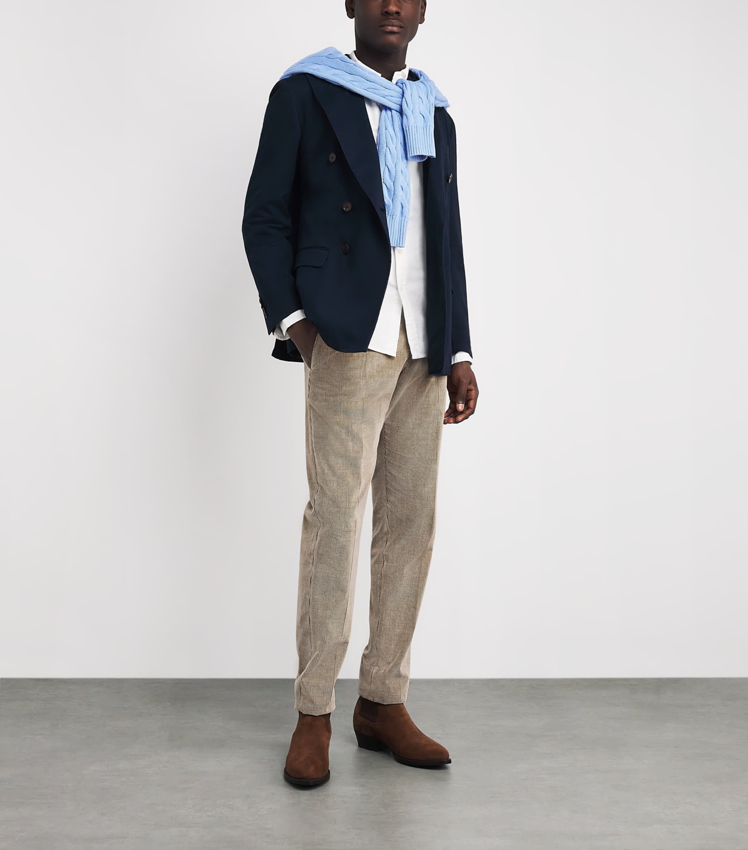 Garment-Dyed Blazer BLUE Image 2