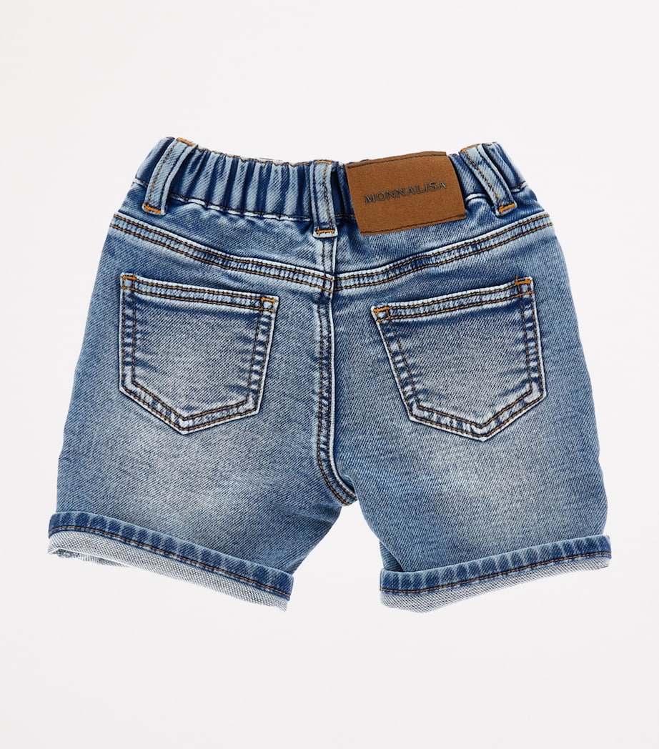 Denim Bermuda Shorts (3-36 Months) VINTAGE DENIM Image 2
