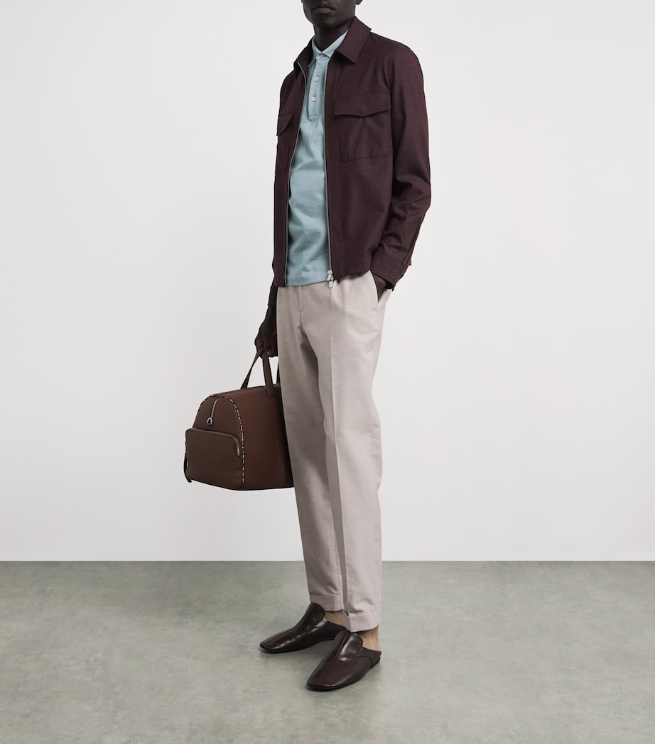 Cotton-Cashmere Chinos 629 BEIGE Image 2