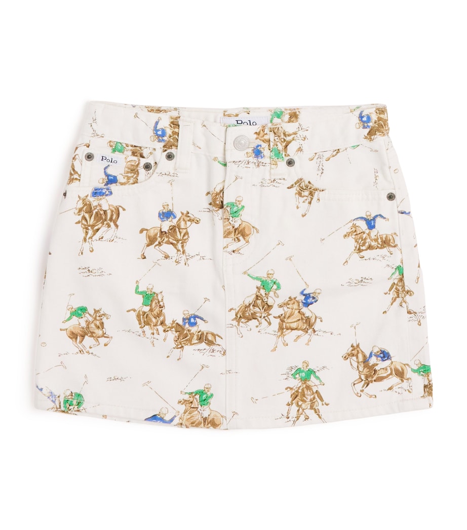 Printed Denim Skirt (2-6 Years) PINERO WSH Image 1