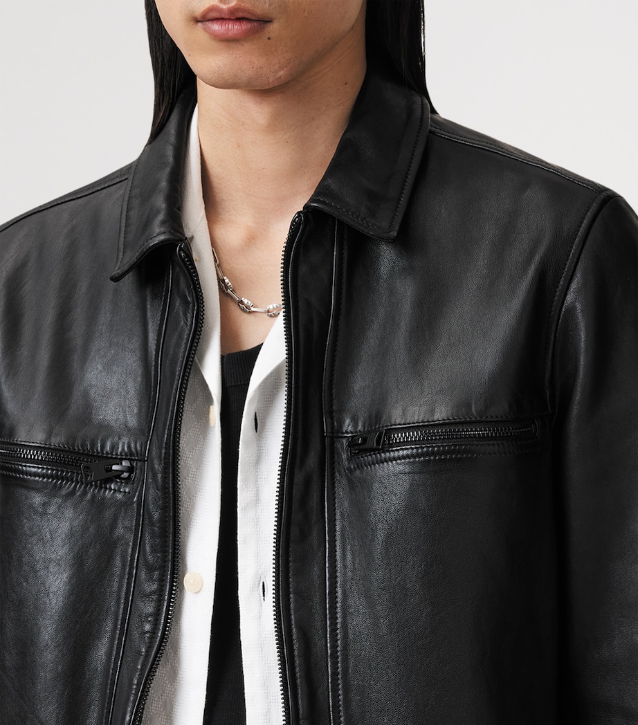 Leather Luck Jacket BLACK Image 7