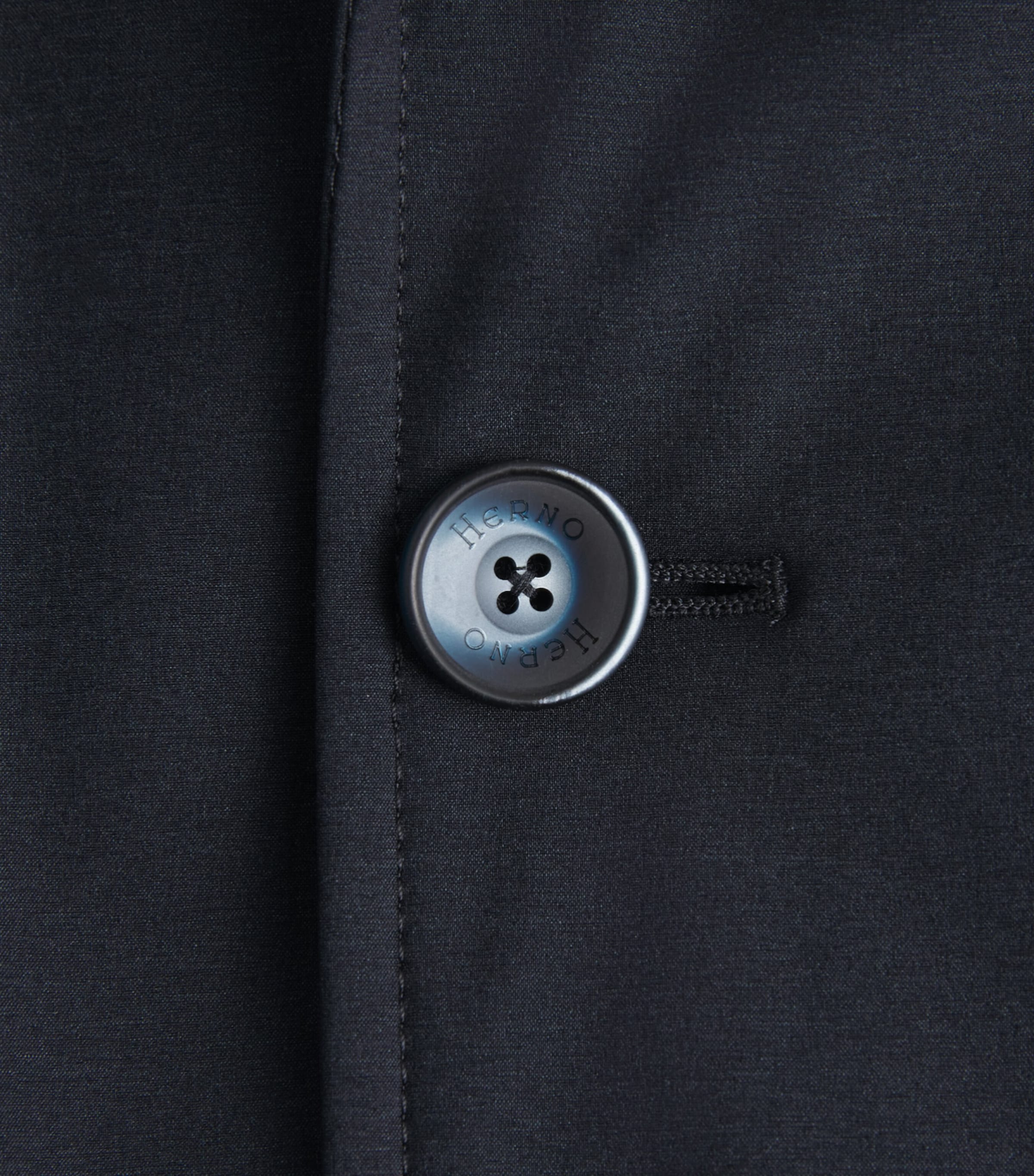 Herno Mens Hooded Jacket Blue Image 6