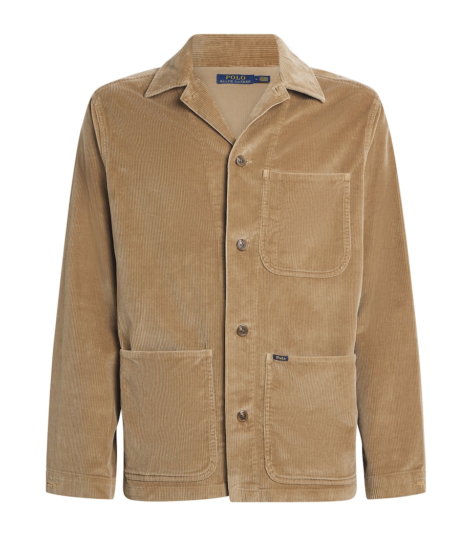 Corduroy Overshirt BEIGE/KHAKI Image 1