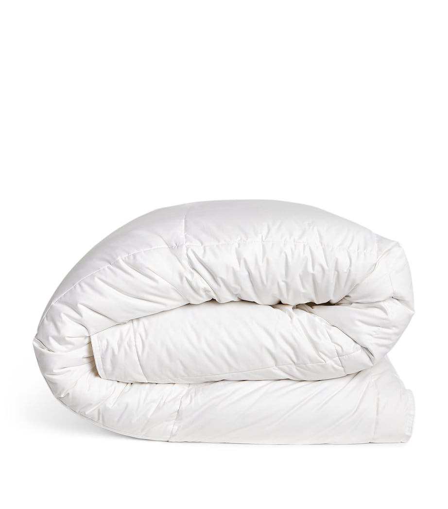 De Luxe Twin Mattress Topper (180cm x 200cm) WHITE Image 1