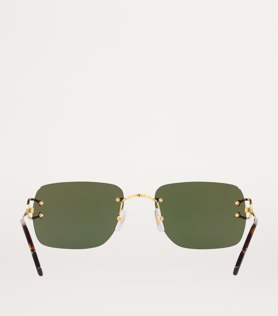 Rectangular Sunglasses 2300I1 Image 4