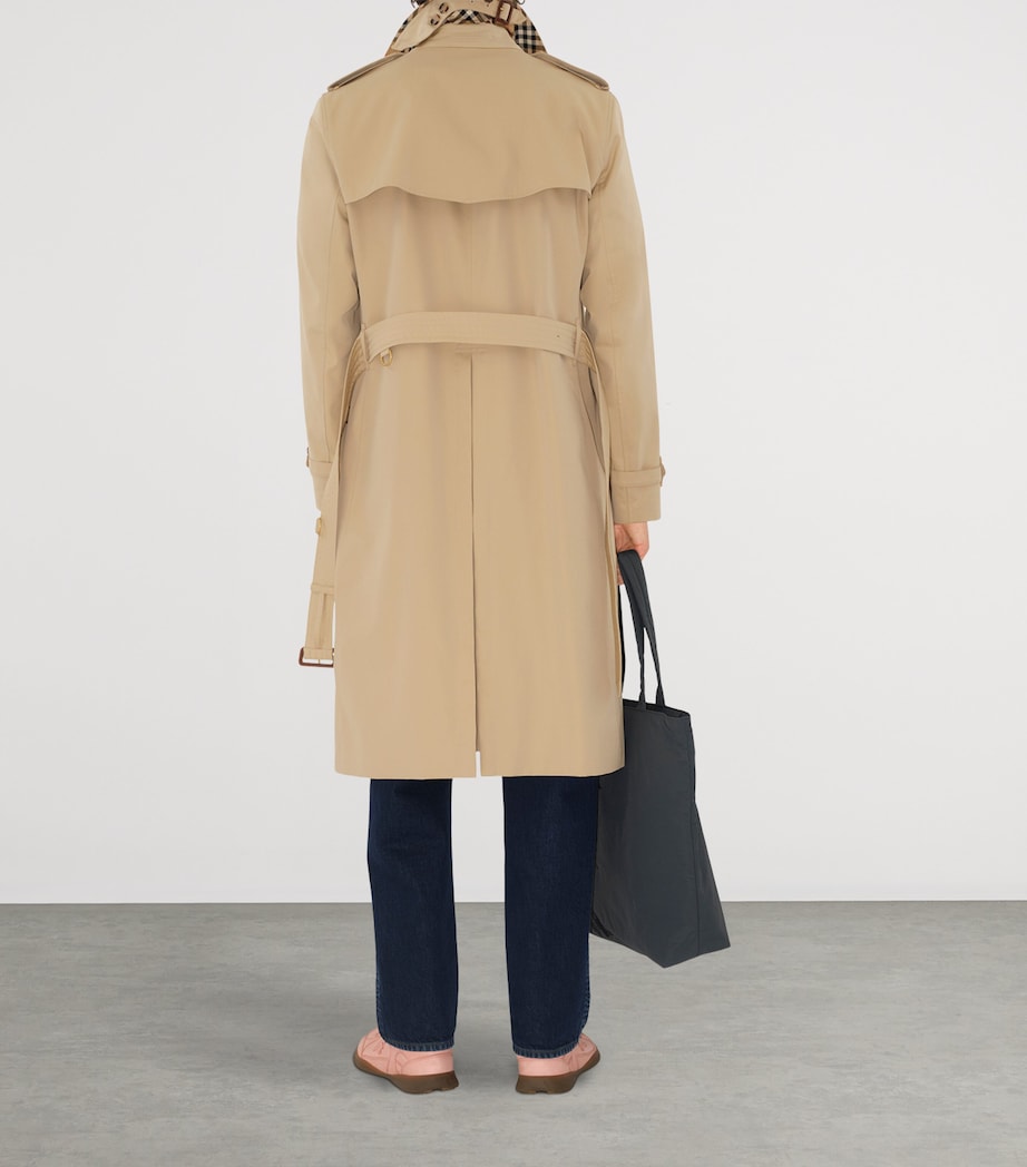 Long Kensington Heritage Trench Coat HONEY Image 4