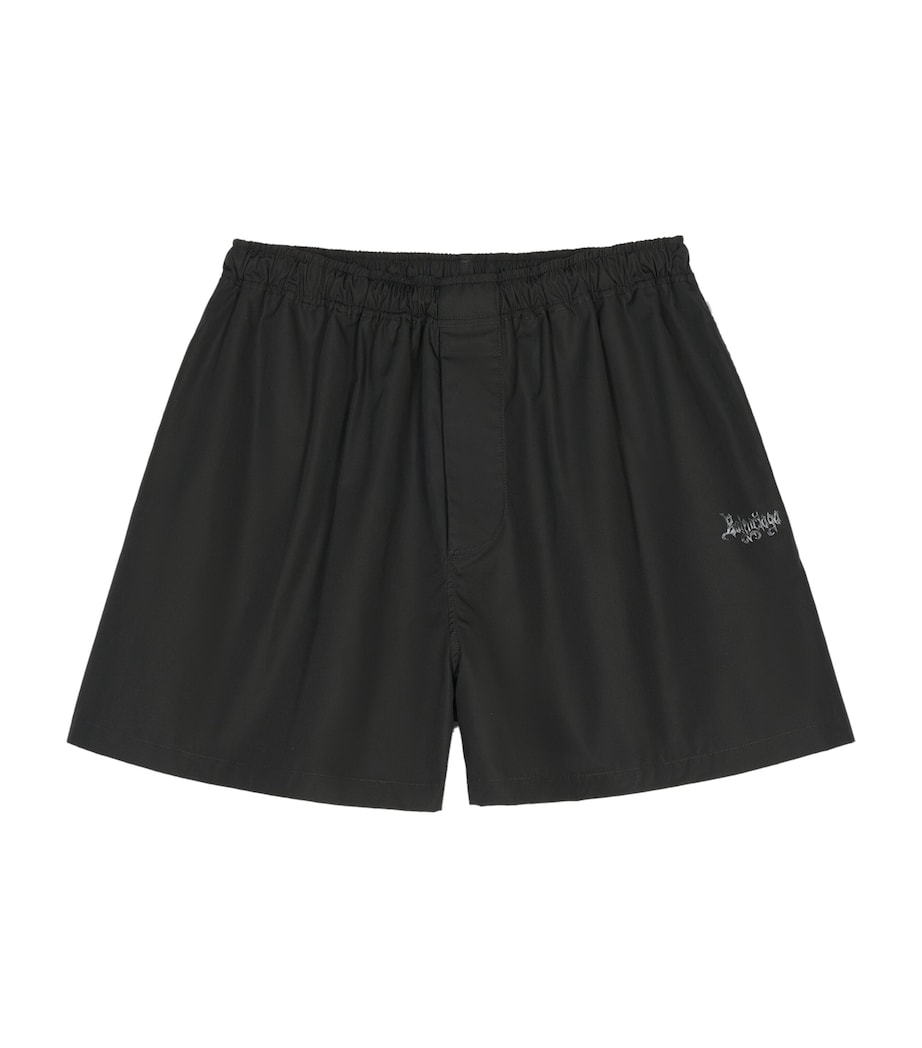 Balenciaga Mens Cotton Logo Boxer Shorts Image 1