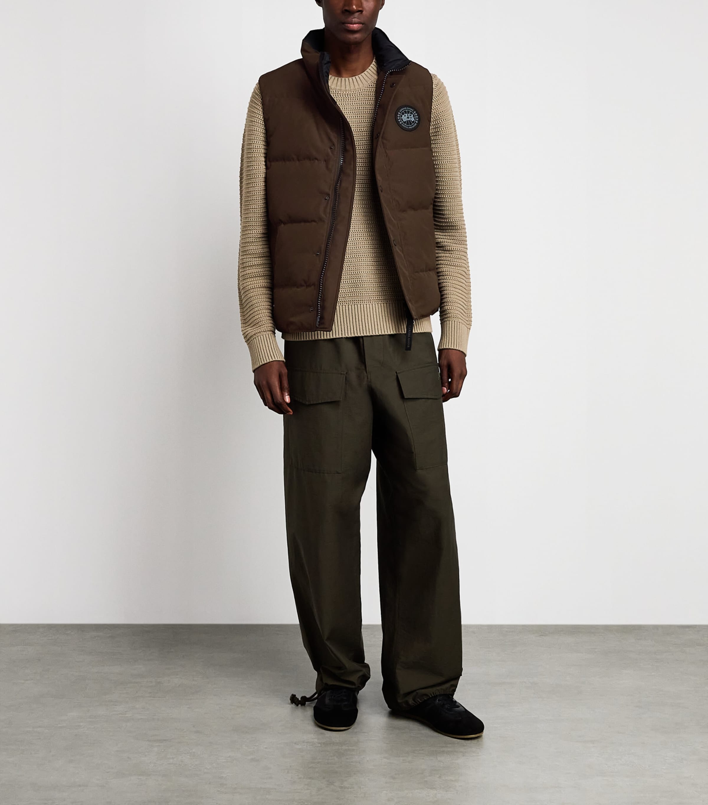 Canada Goose Mens Garson Puffer Gilet Terra Image 2