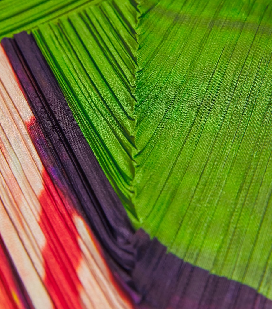 City Collage Cardigan RED X GREEN Image 5