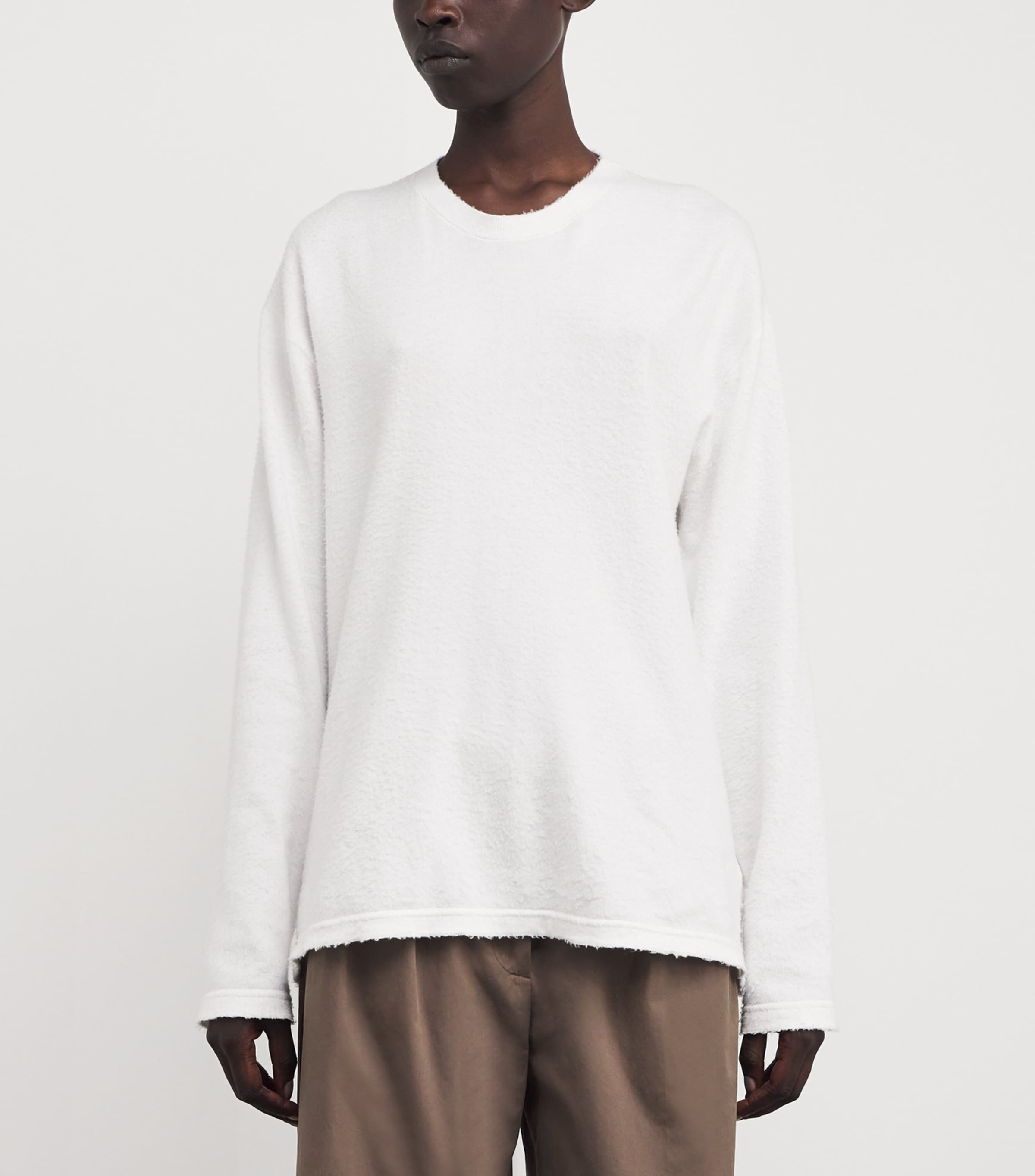 【国内発送】THE ROW Tシャツ Kabira oversized brushed cotton THE ROW Kabira oversized brushed cotton-jersey T-shirt | NET
