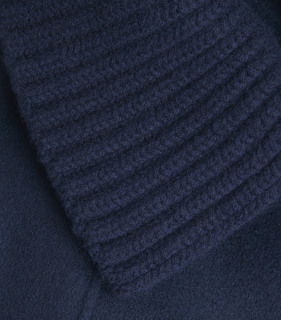 Joseph Womens Wool-Cashmere Cooksey Jacket Indigo Image 5