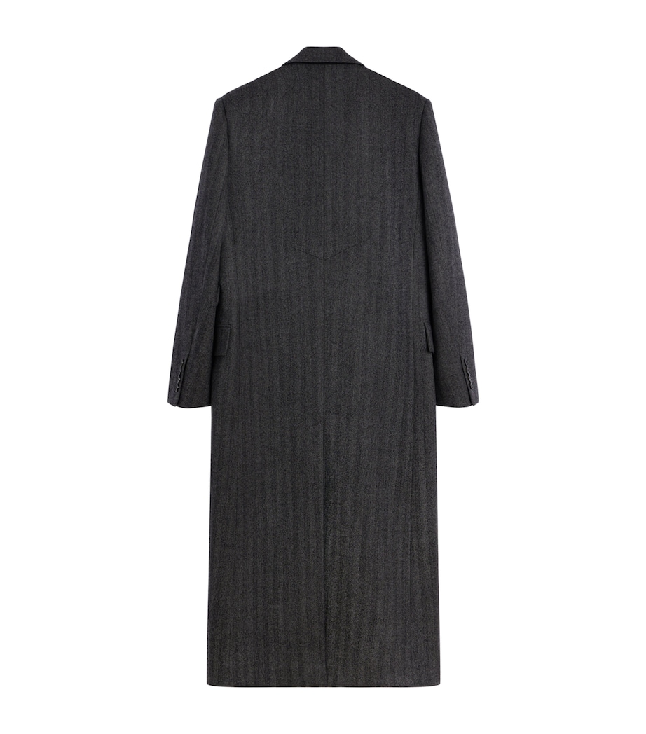 Givenchy Womens Wool Longline Coat Image 5