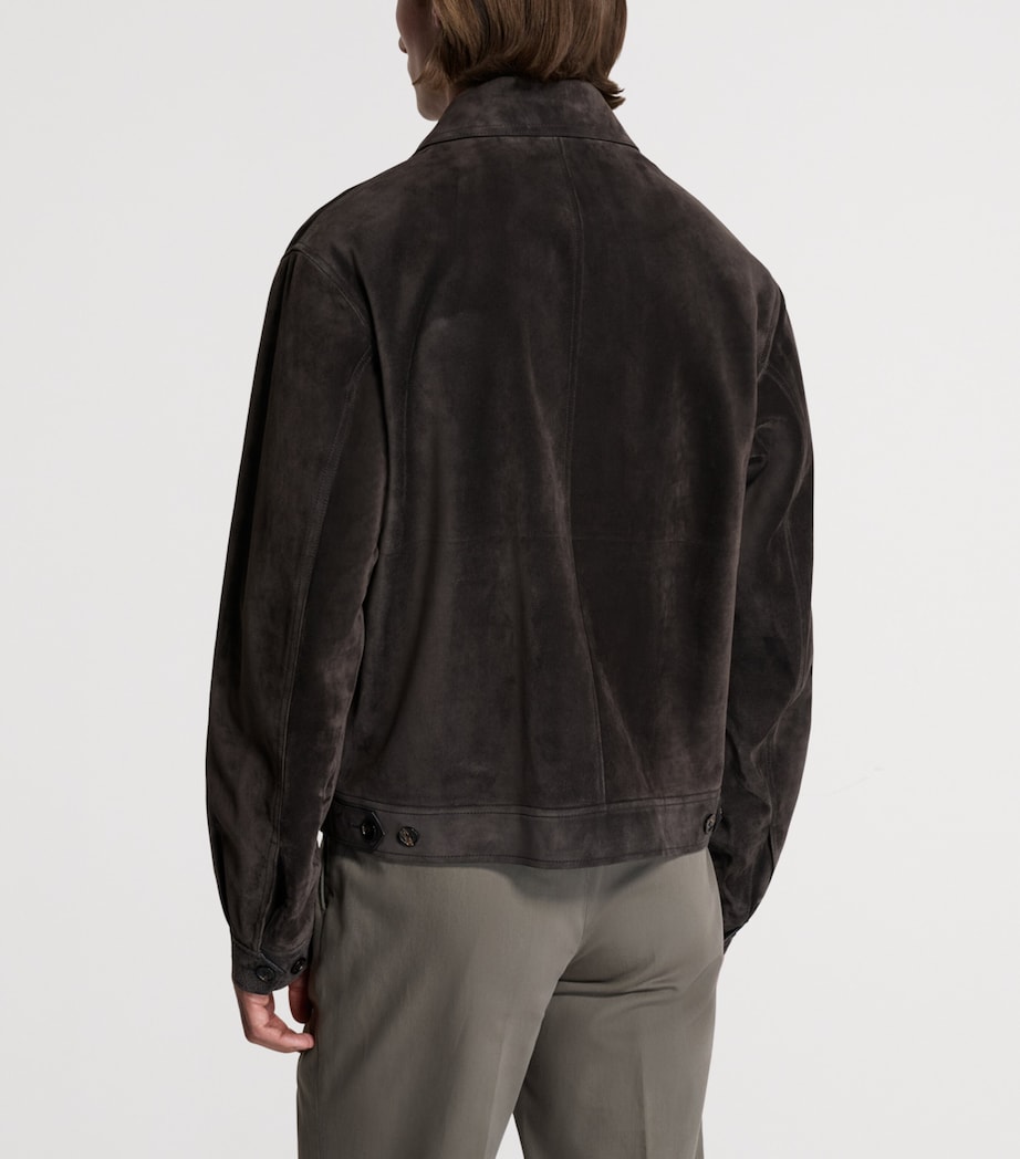 Dunhill Mens Suede Jacket Image 3