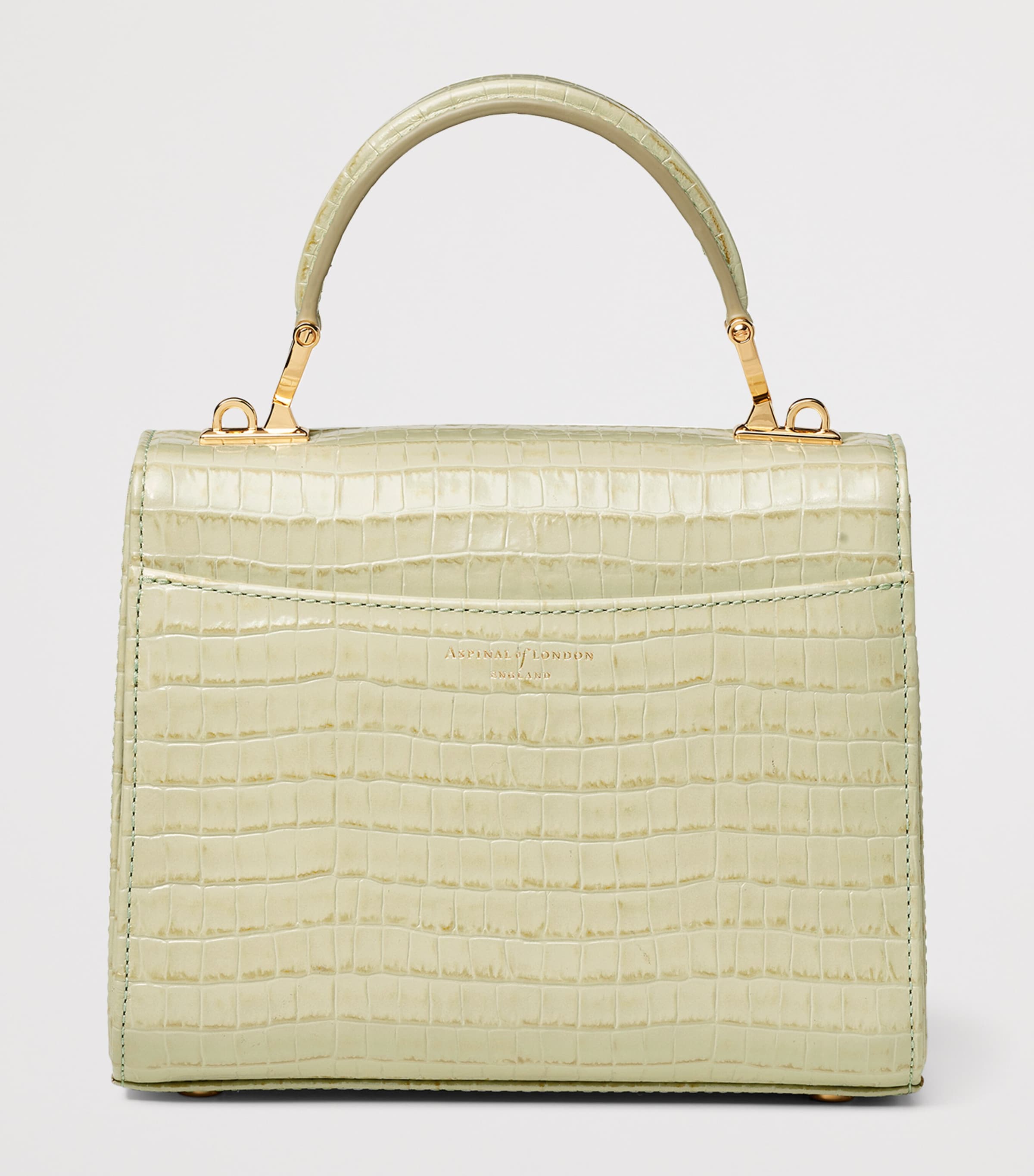 Aspinal Of London Midi Mayfair Bag Pistachio Image 3