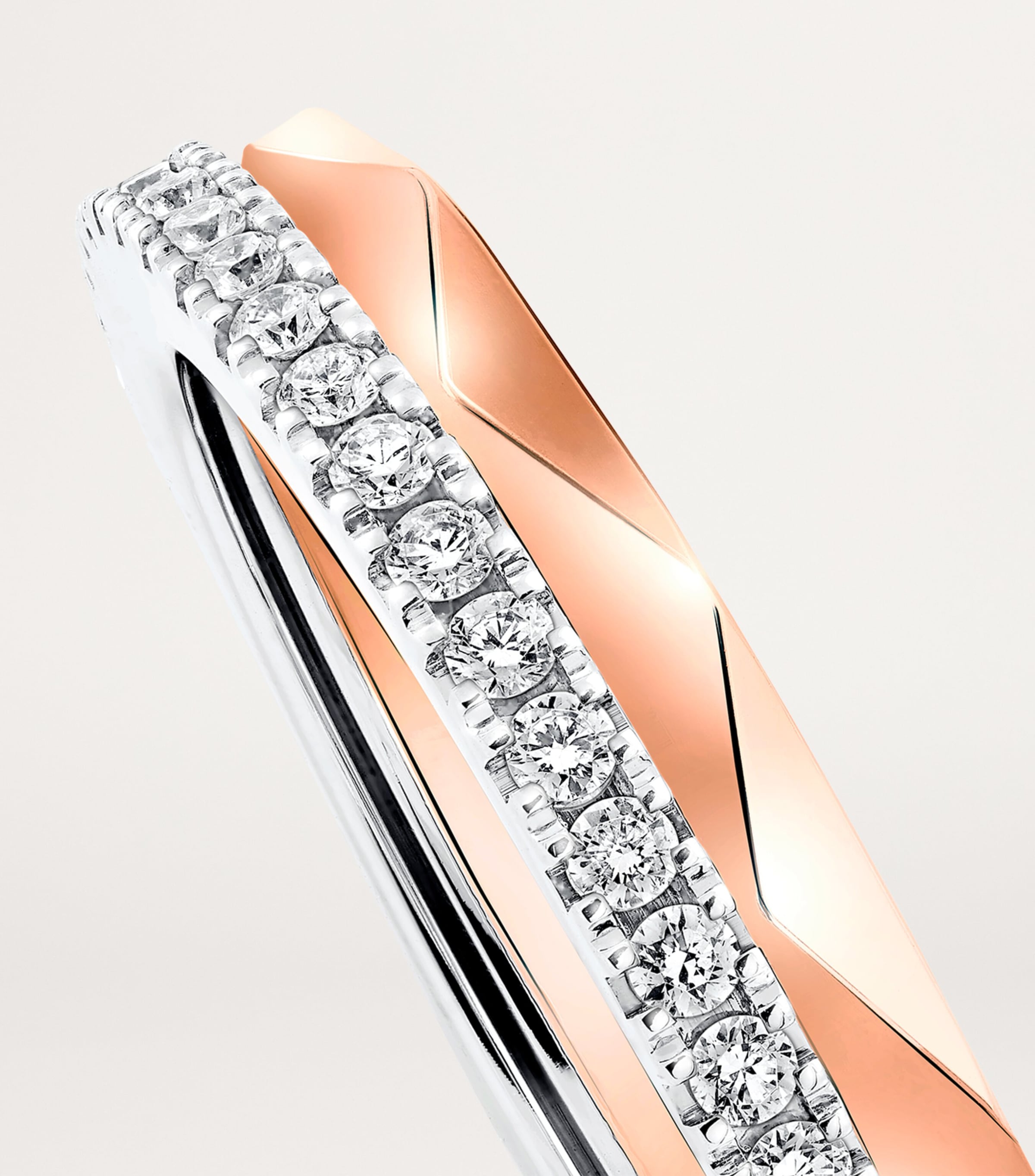 Rose Gold and Diamond Laurence Graff Signature Ring ROSE GOLD Image 5