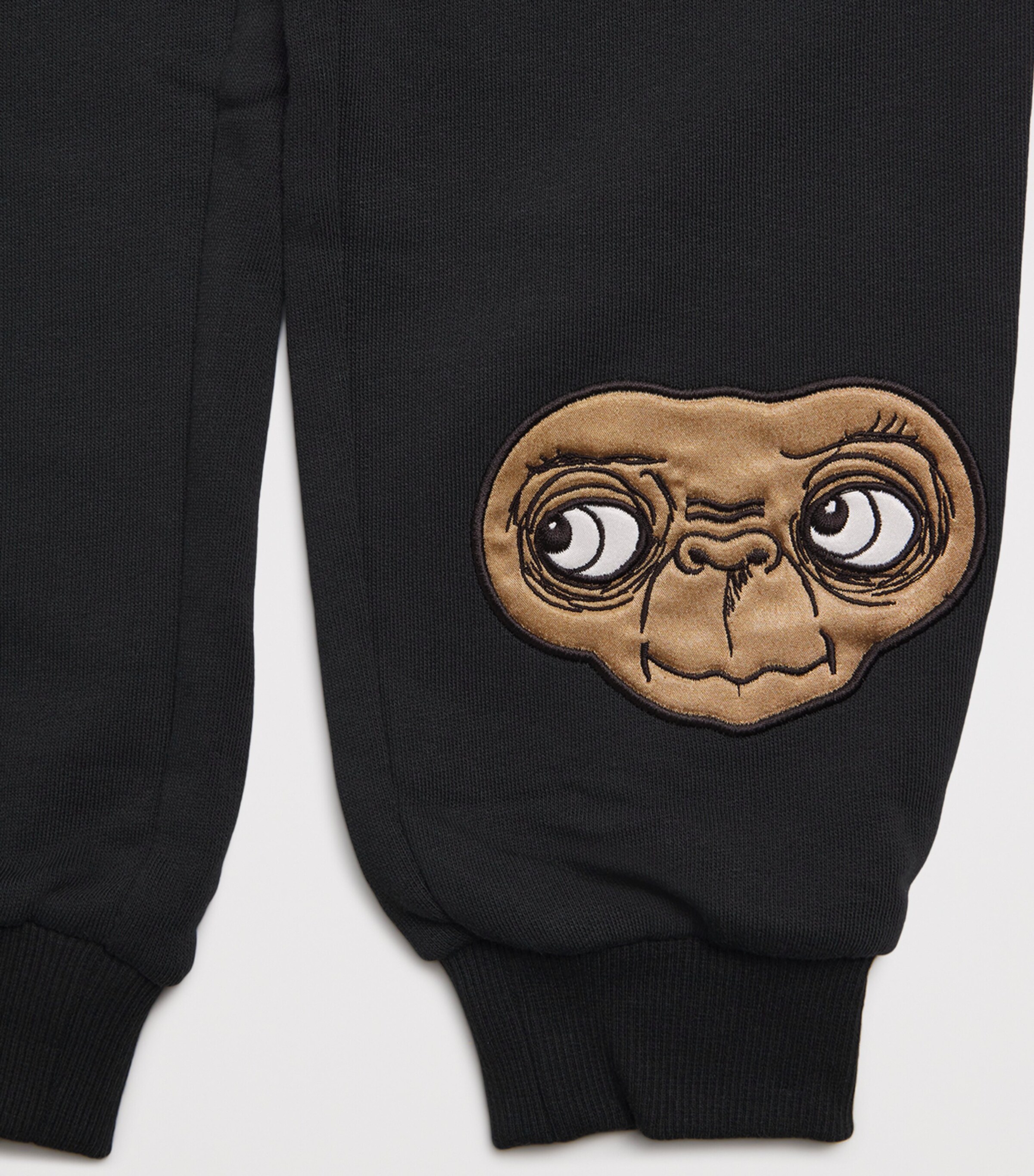Mini Rodini x E.T. Cotton Sweatpants (3-11 Years) Black Image 4