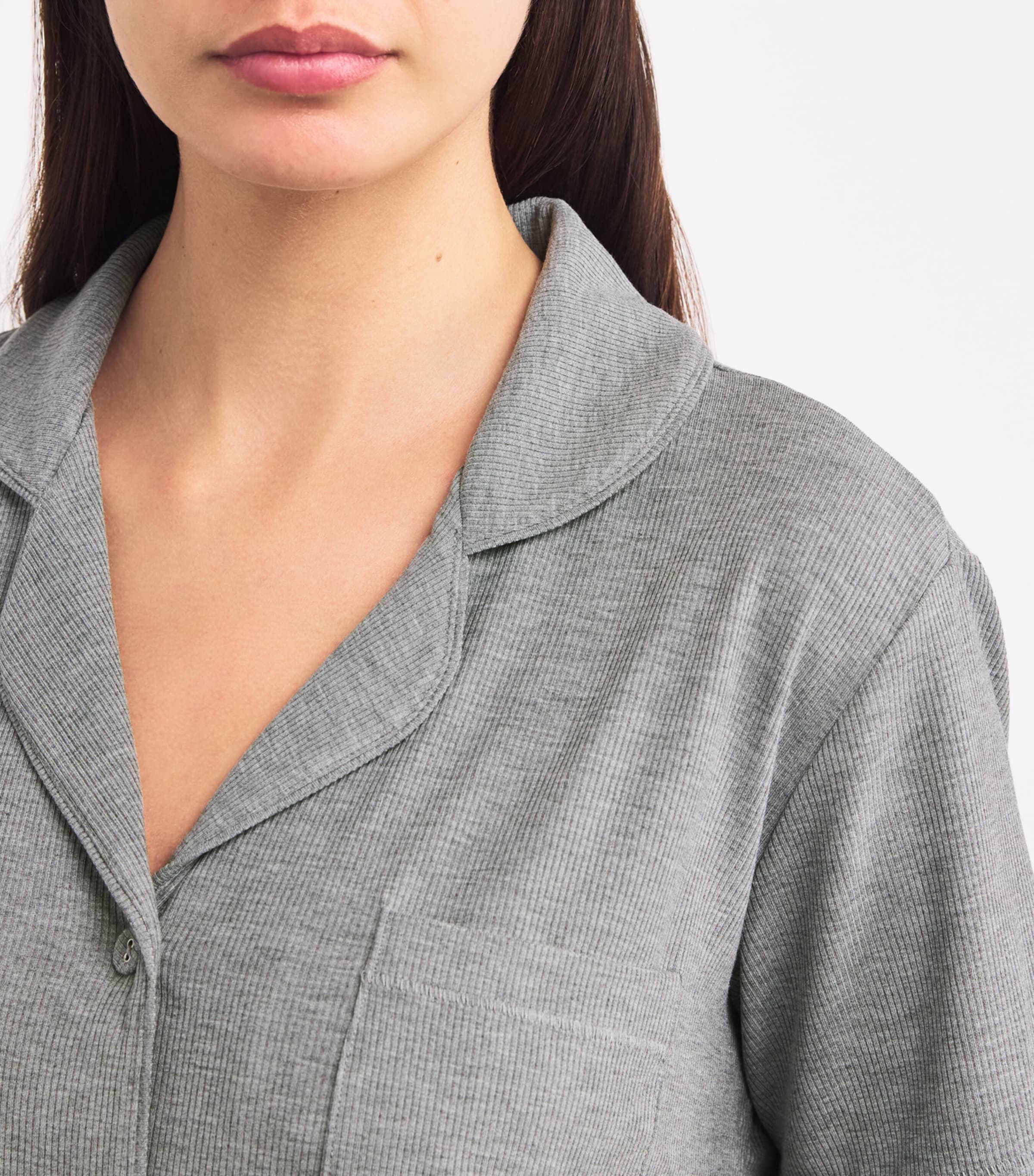 Soft Lounge Short Pyjamas HEATHER GREY Image 6