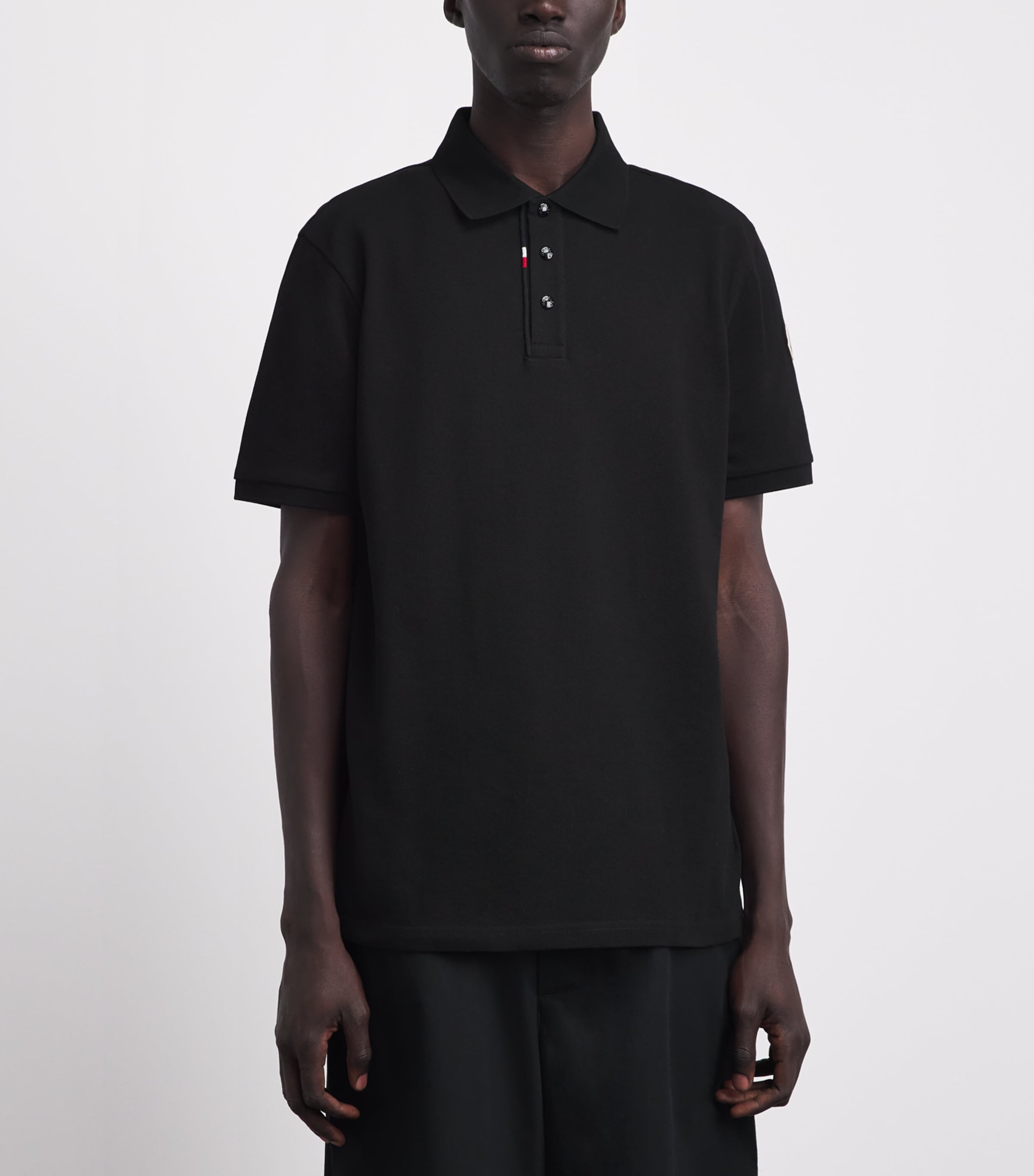 Moncler Mens Cotton Polo Shirt Image 4