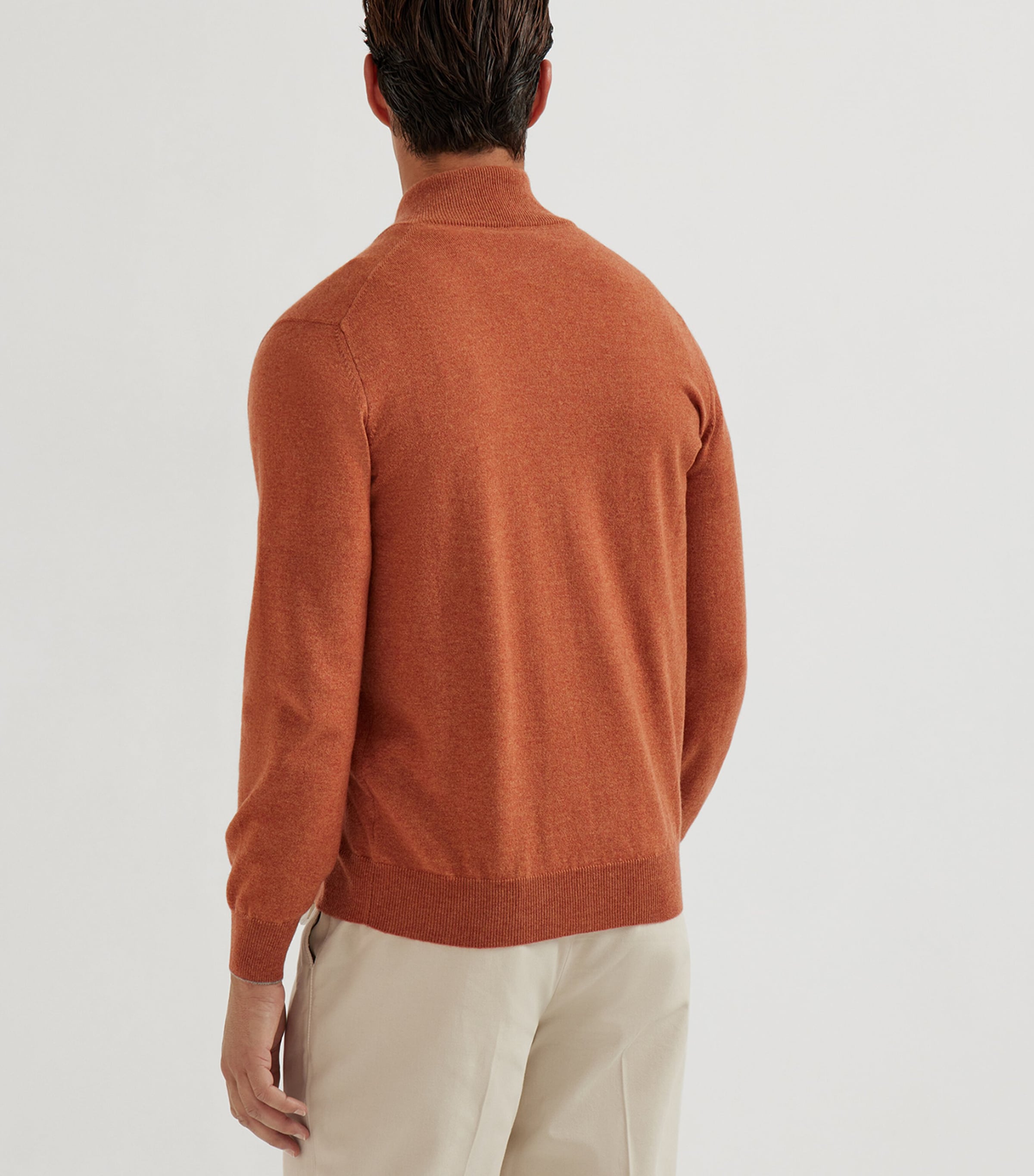 Cashmere Zip-Up Cardigan CHB40 Image 5