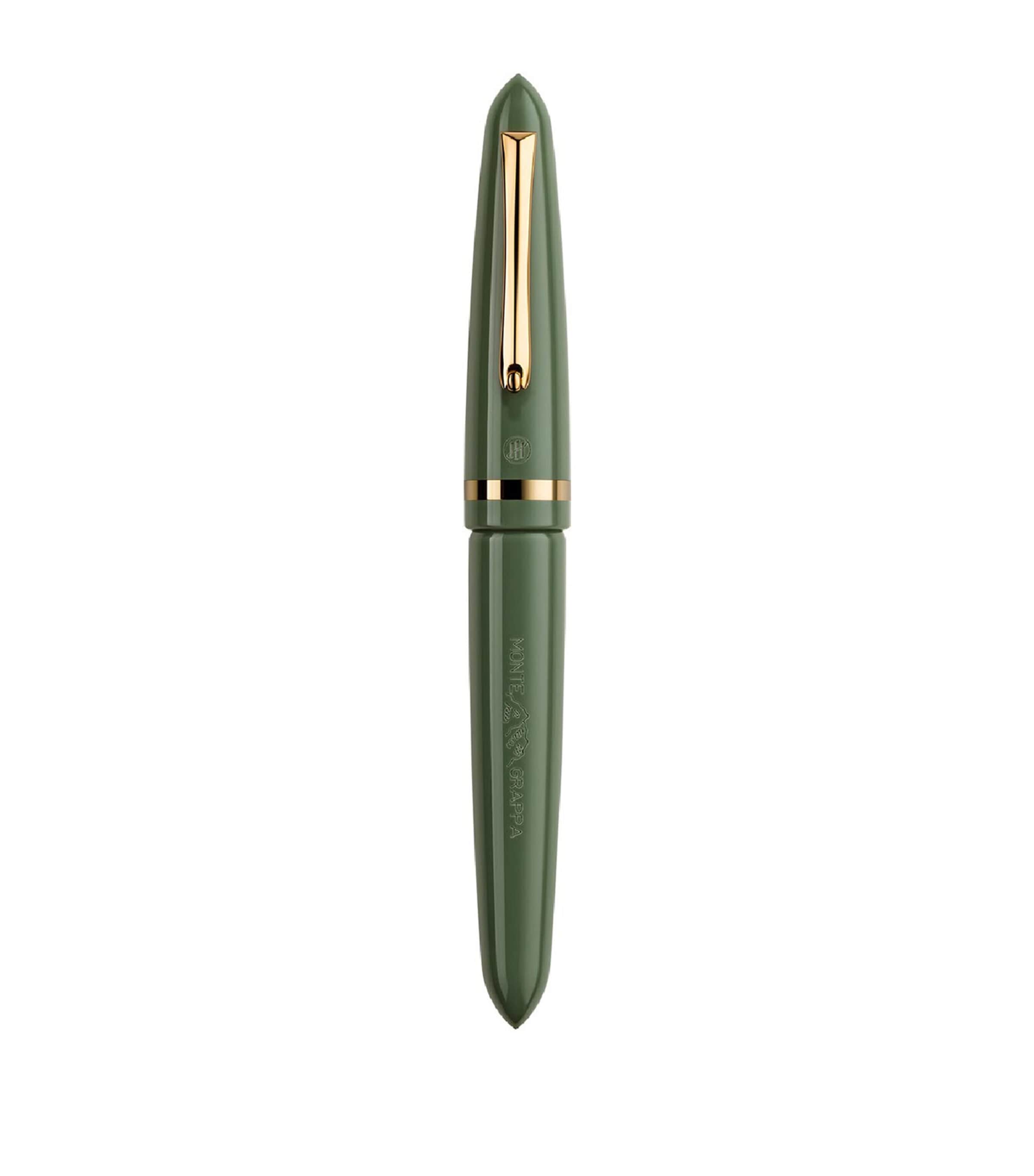 Montegrappa Yellow Gold Venetia Fountain Pen Lagoon Green Image 2