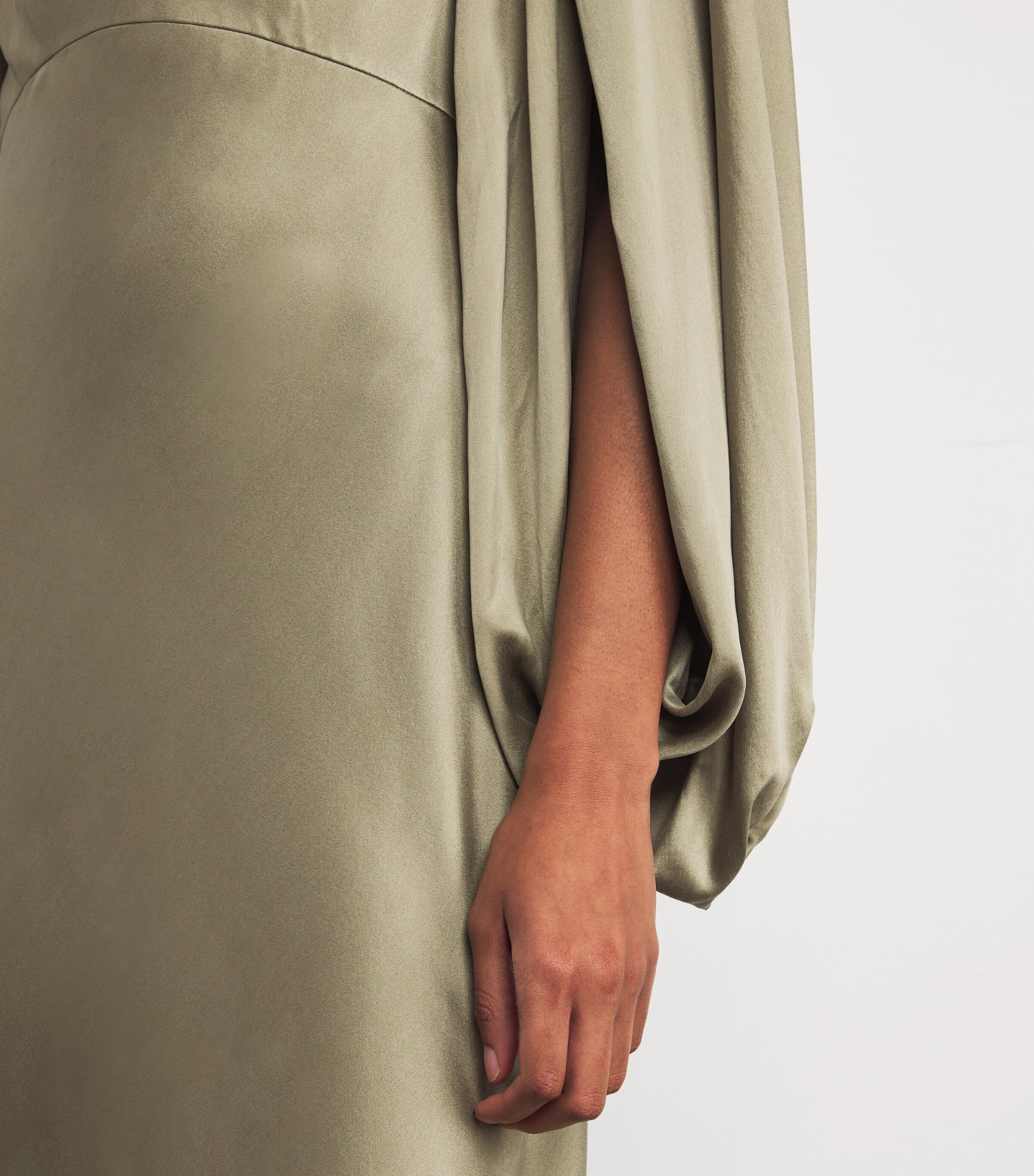 Roksanda Womens Silk Koda Midi Dress Poire Image 6