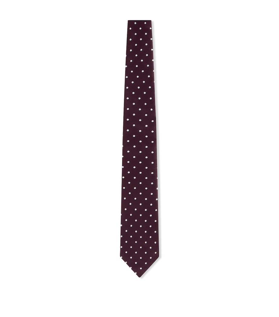 Silk Polka-Dot Tie ER670 Image 1