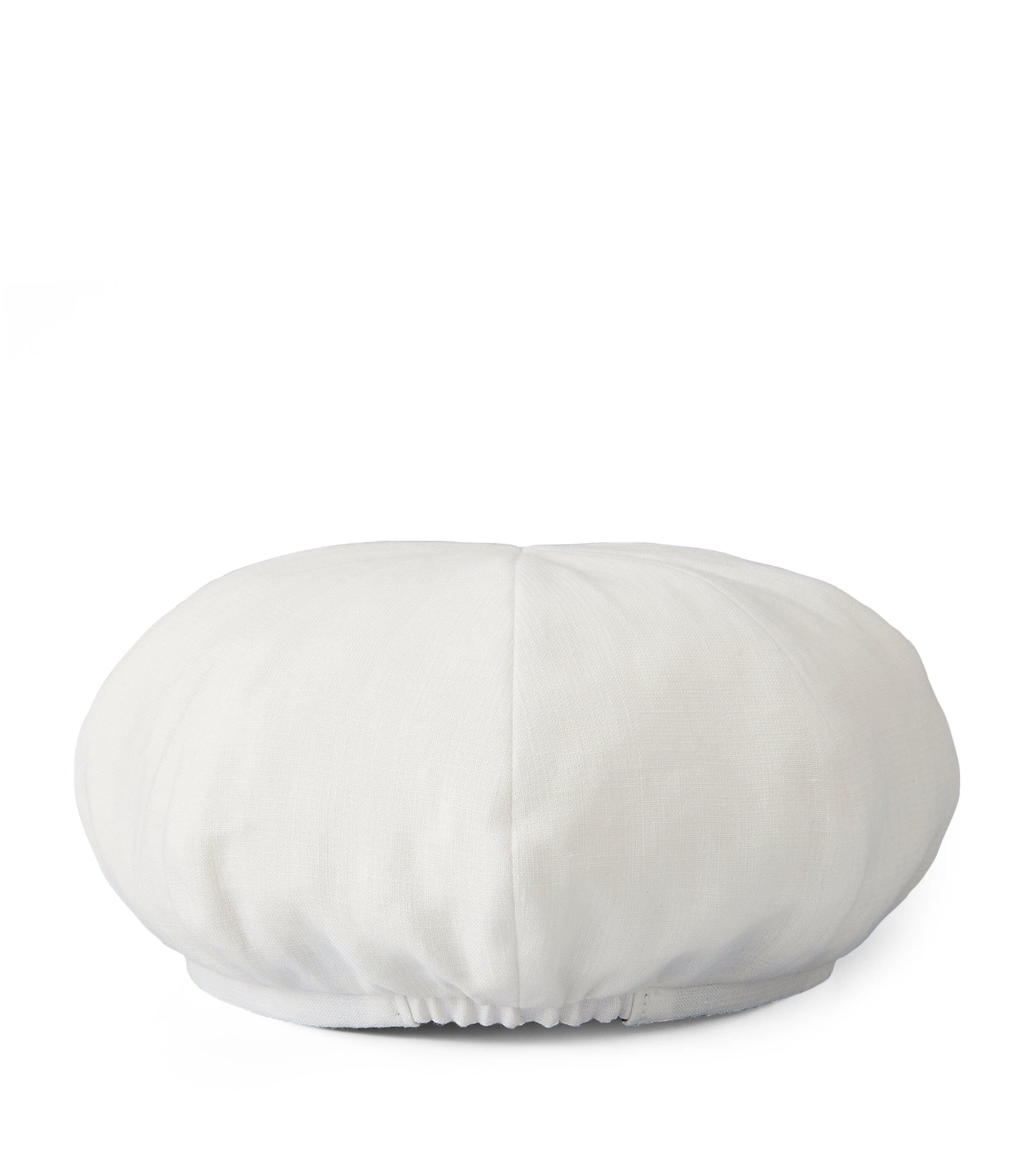 Linen Embroidered Logo Beret 1 Image 3