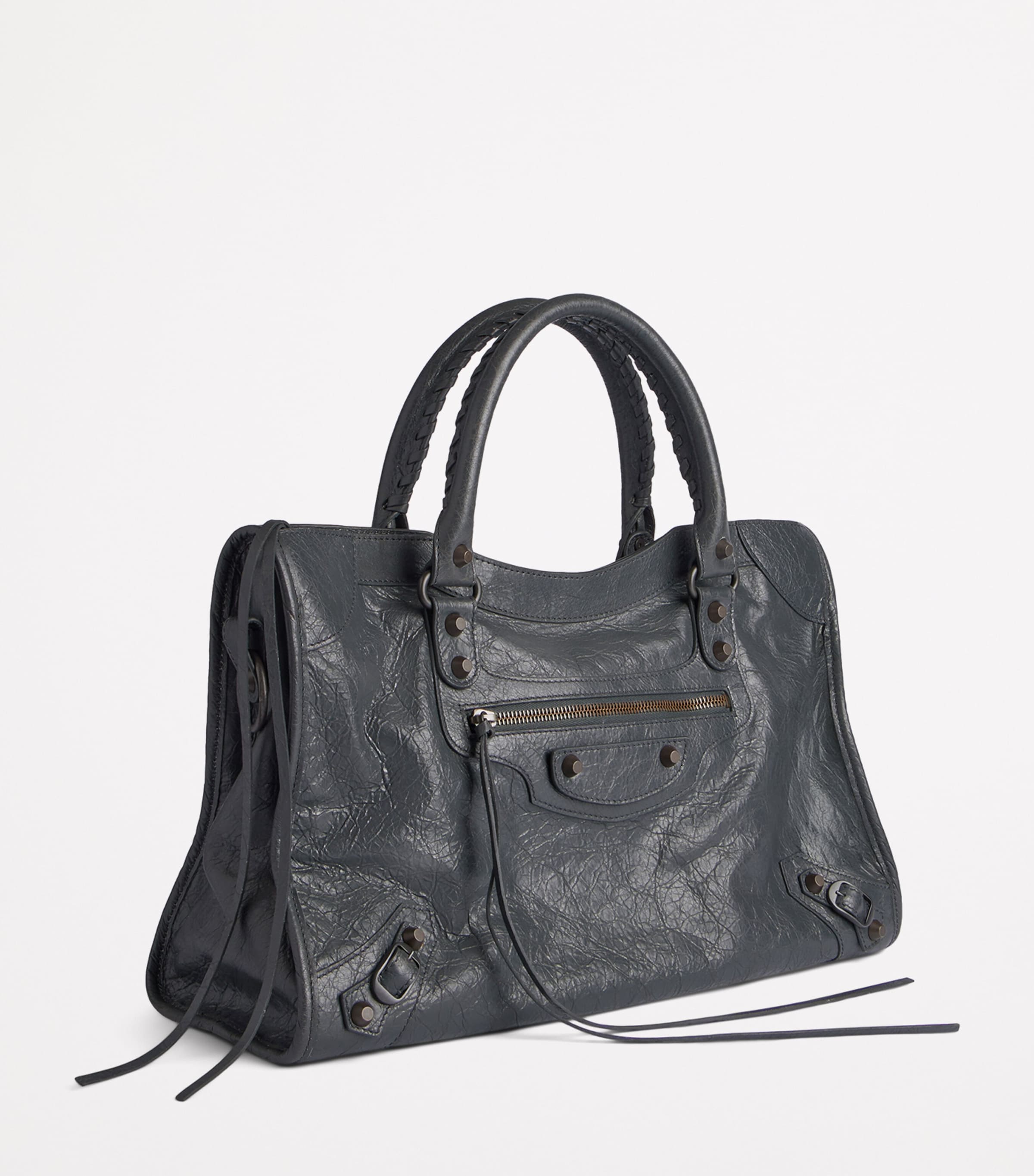 Balenciaga Medium Leather Le City Top-Handle Bag Image 3