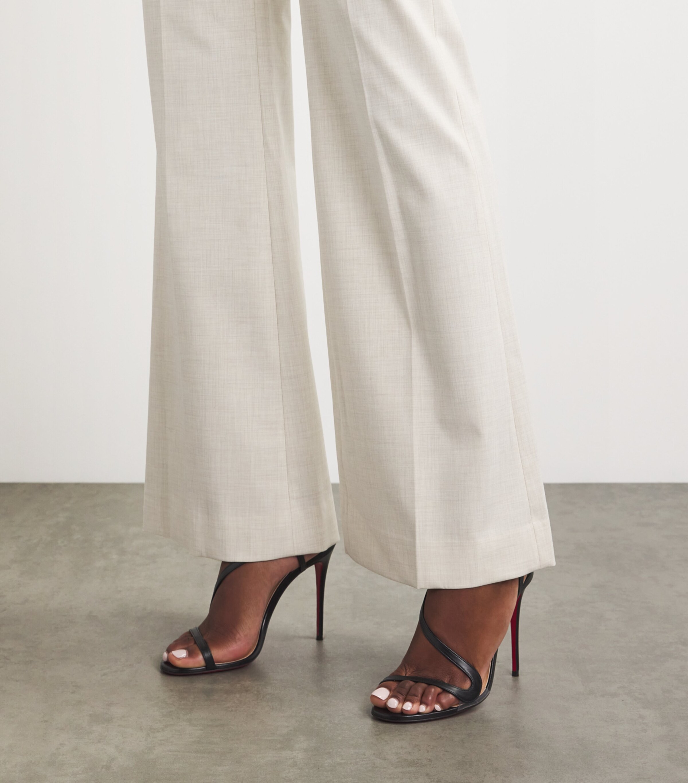 Rosalie Leather Sandals 100 BK01 Image 2