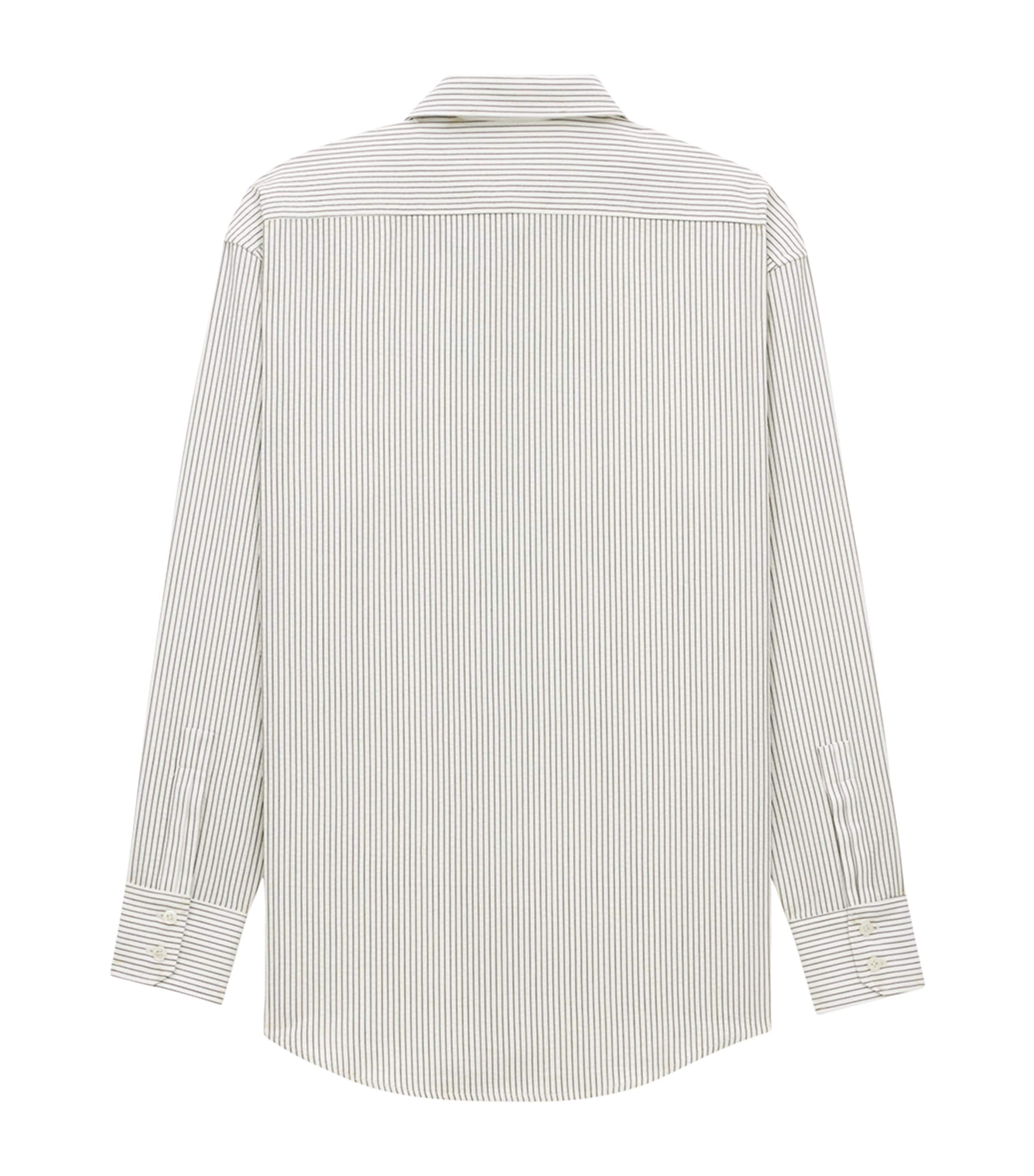 Saint Laurent Womens Cotton Stripe Shirt Image 2