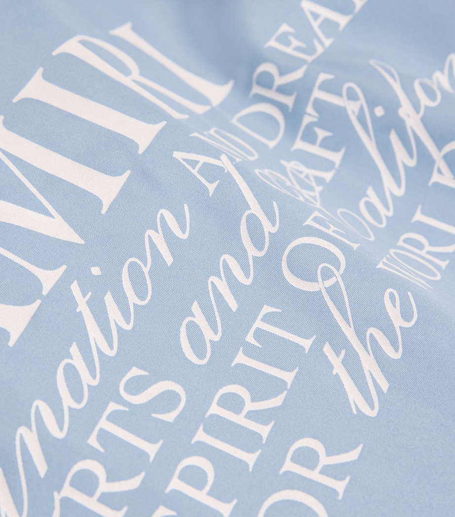 Cotton Spirit Bowling Shirt ASHLEY BLUE Image 5