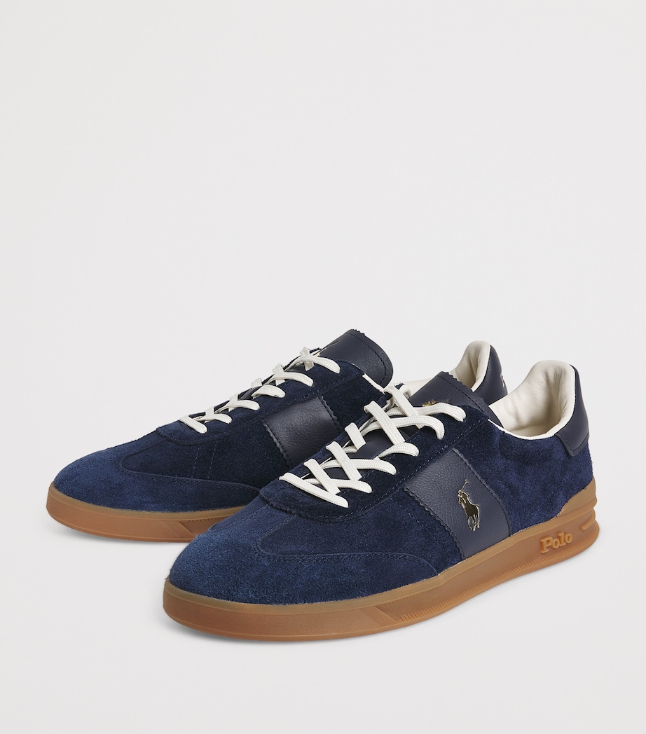 Suede Bedford Sneakers 002 HUNTER NAVY Image 3