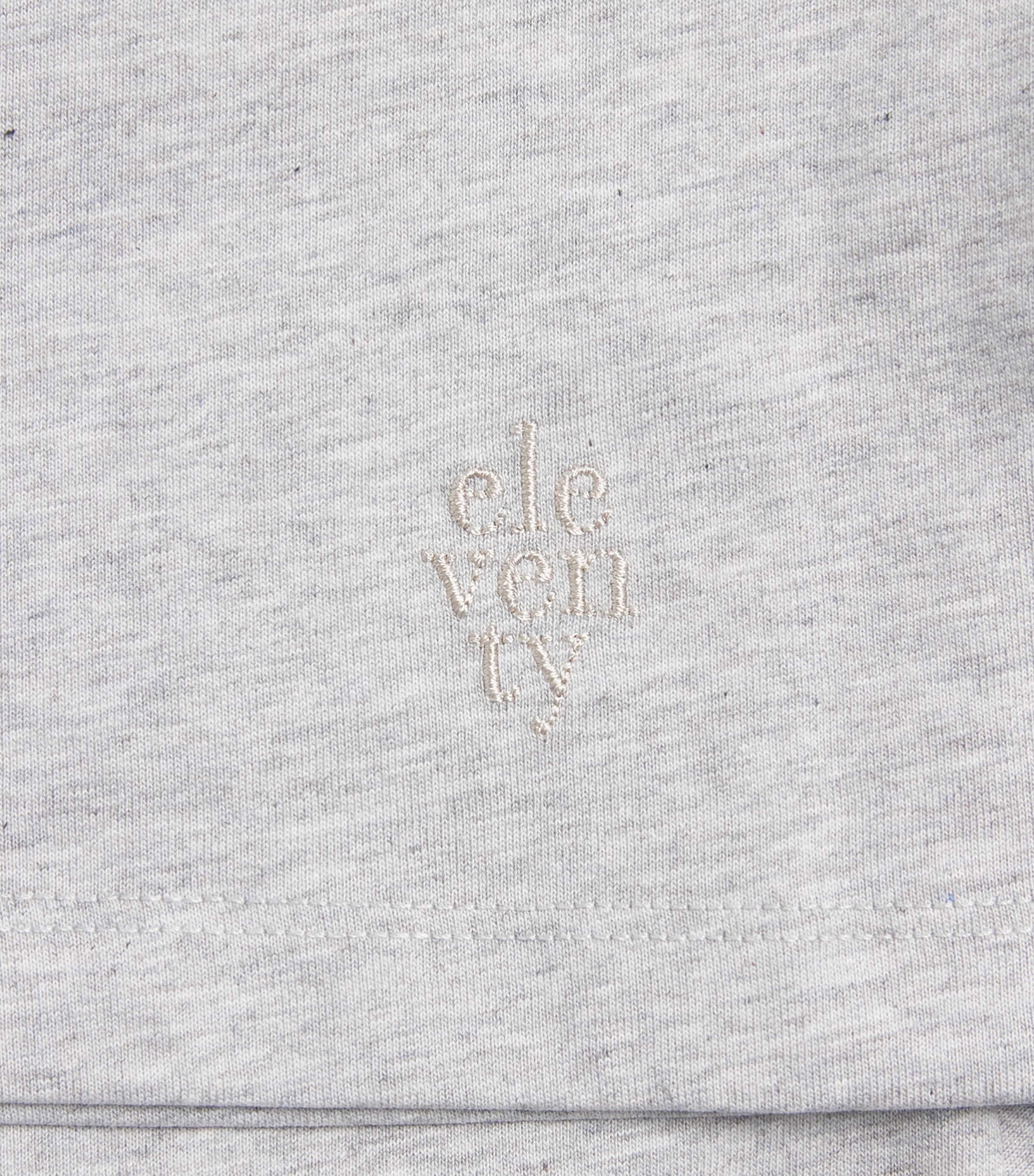 Eleventy Kids Cotton Logo T-Shirt (2-16 Years) Grigio Ch.mel Image 3