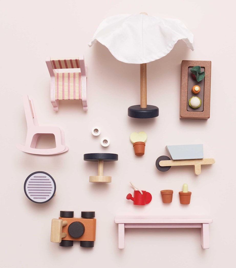 Wood Dollhouse Conservatory Extension Set MULTI Image 4