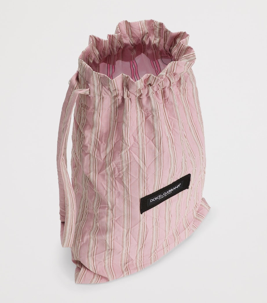 Dolce&Gabbana Froissé Stripe Cross-Body Bag Multicolor Pin Image 4