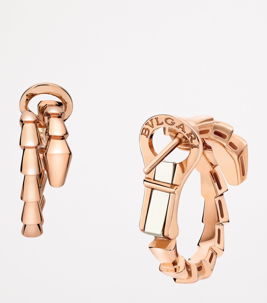 Rose Gold Serpenti Viper Earrings PINK GOLD Image 2