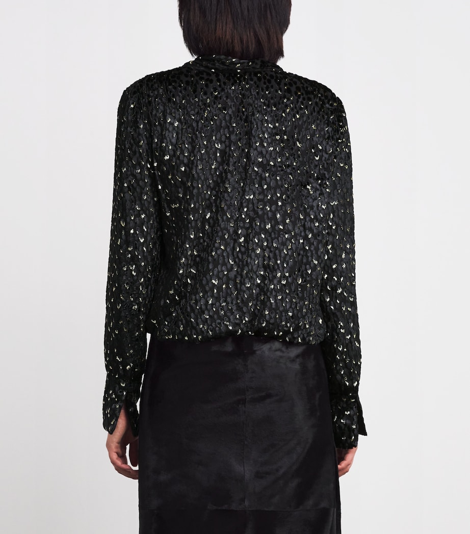 Kayliegh Pussybow Blouse BLACK MULTI Image 4