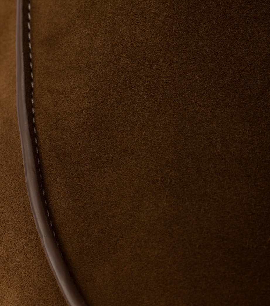 Prada Suede Flatform Loafers Image 5