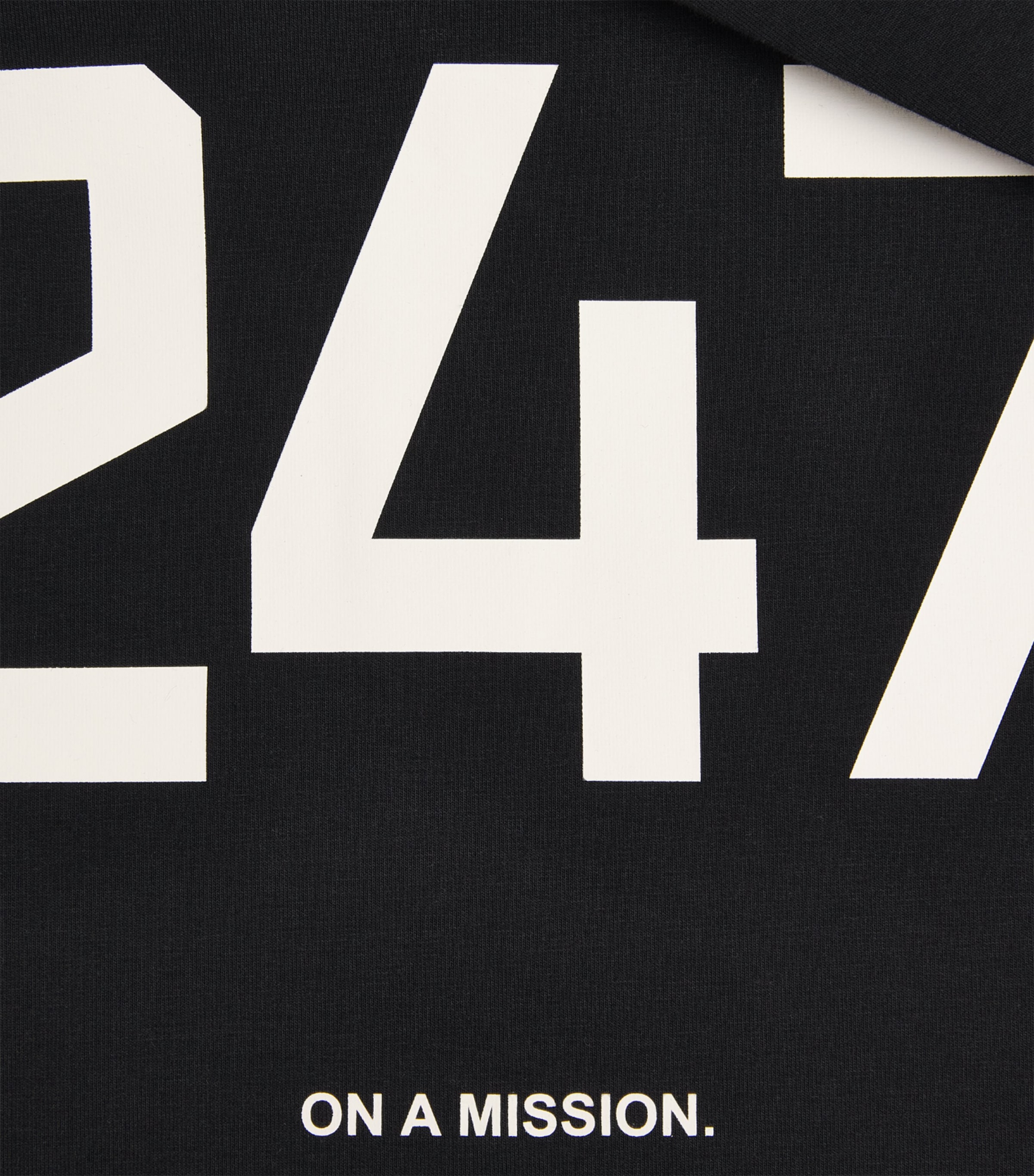Represent 247 Mens 247 Numbers Zip-Up Hoodie Jet Black Image 6