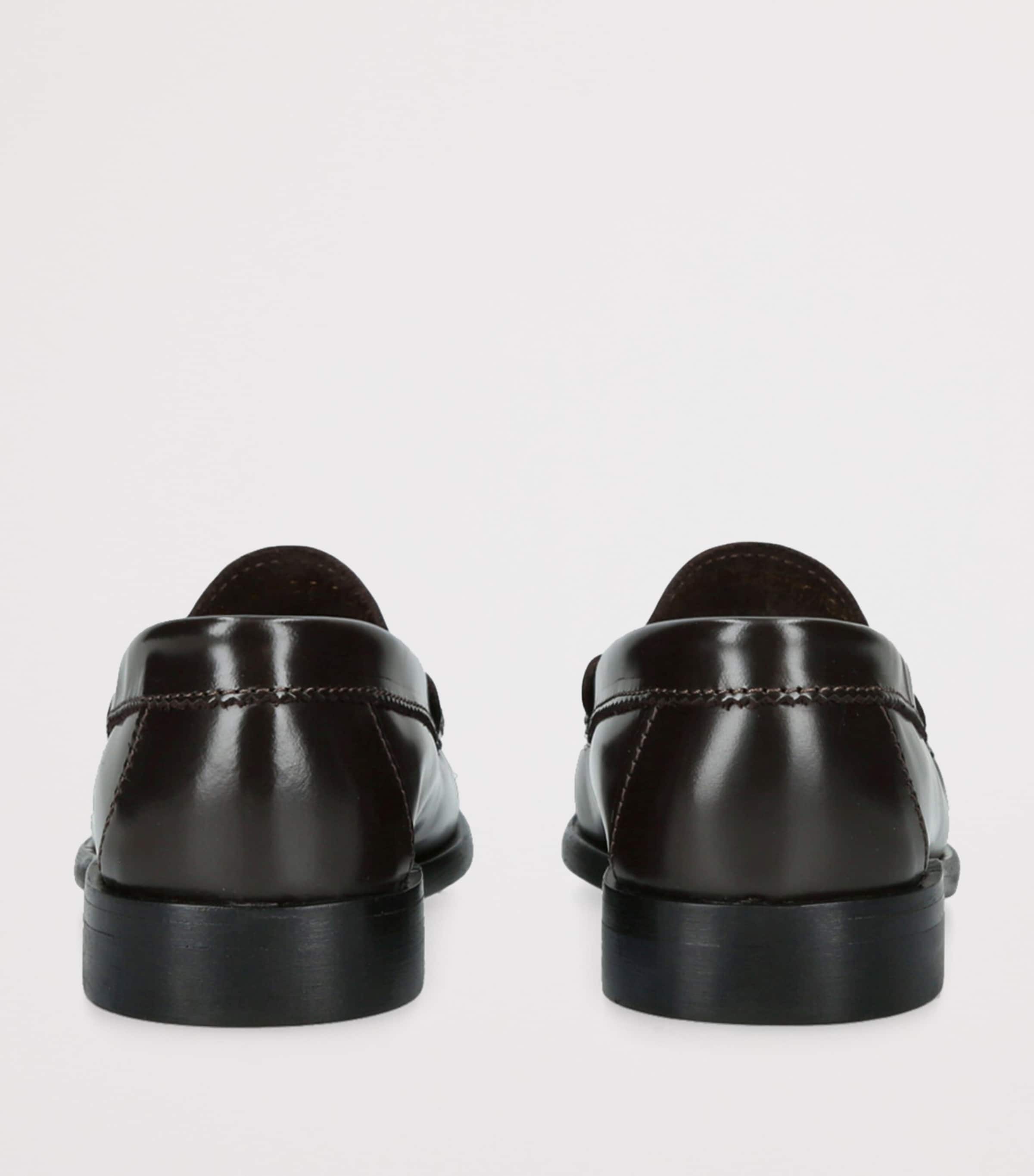 papouelli Leather London Loafers Dark Brown Image 2