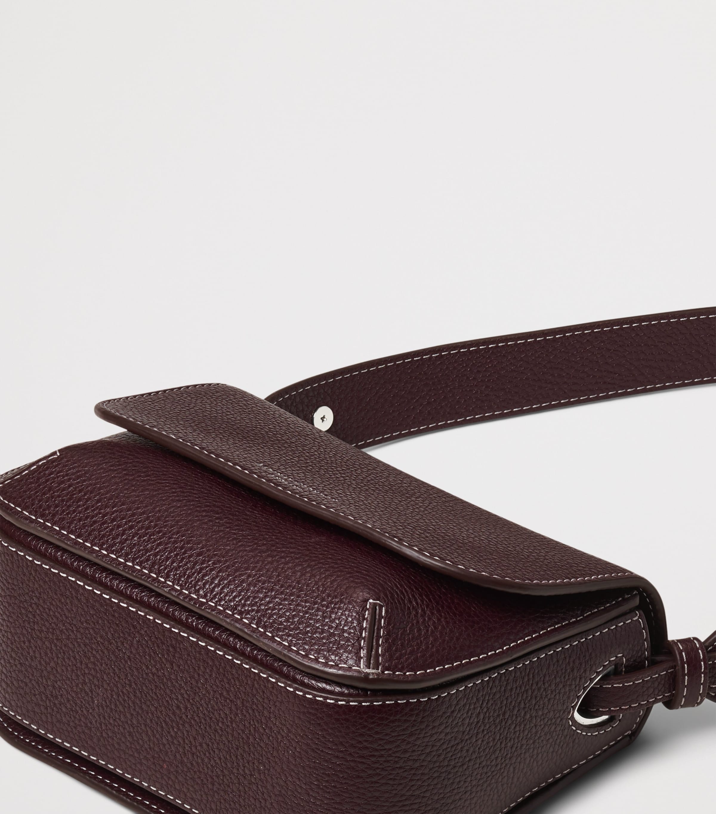 Aspinal Of London Leather Ella Cross-Body Bag Wine Image 6
