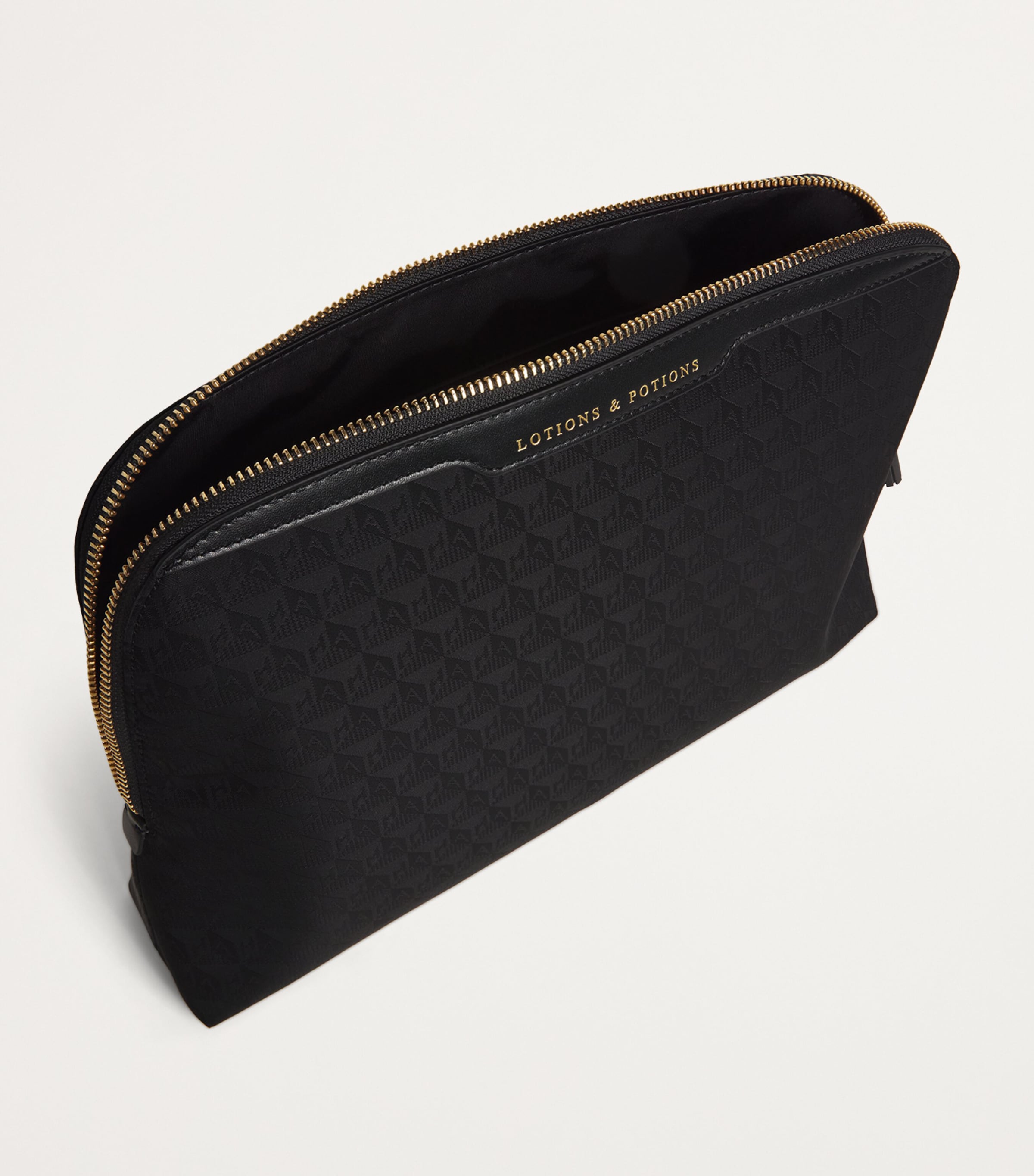 Logo Jacquard Lotions and Potions Pouch BLACK Image 2