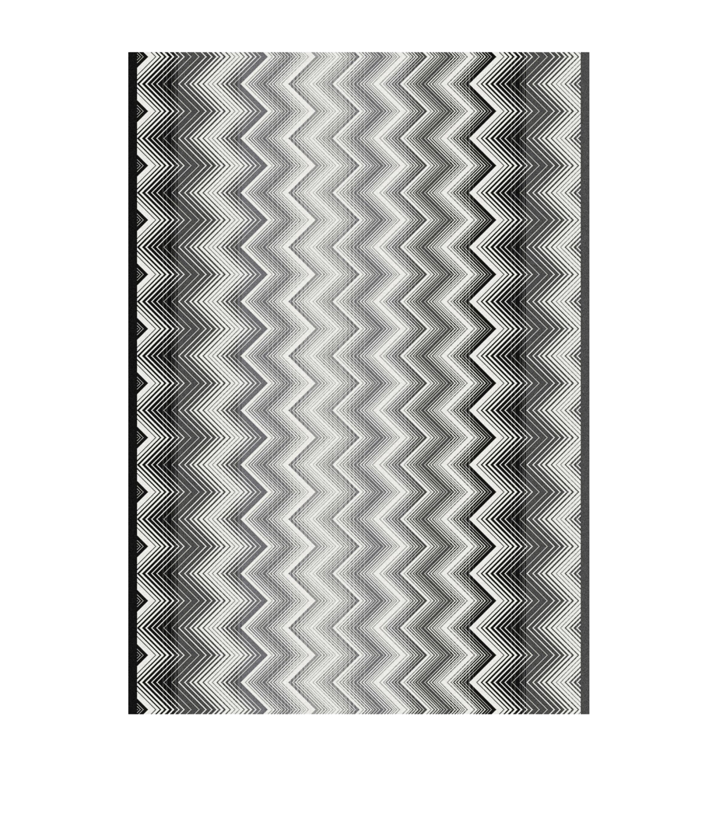 Missoni Home Marea Bath Sheet (100cm x 150cm) Black/white Image 1