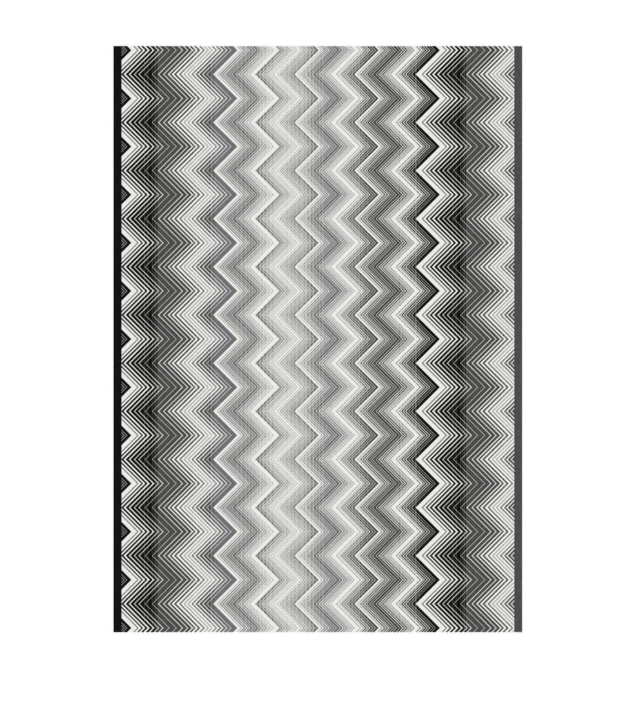 Missoni Home Marea Bath Sheet (100cm x 150cm) Black/white Image 1