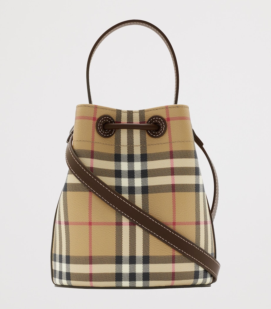 Mini Check Bucket Bag VNTG CHK/MILITARY Image 6