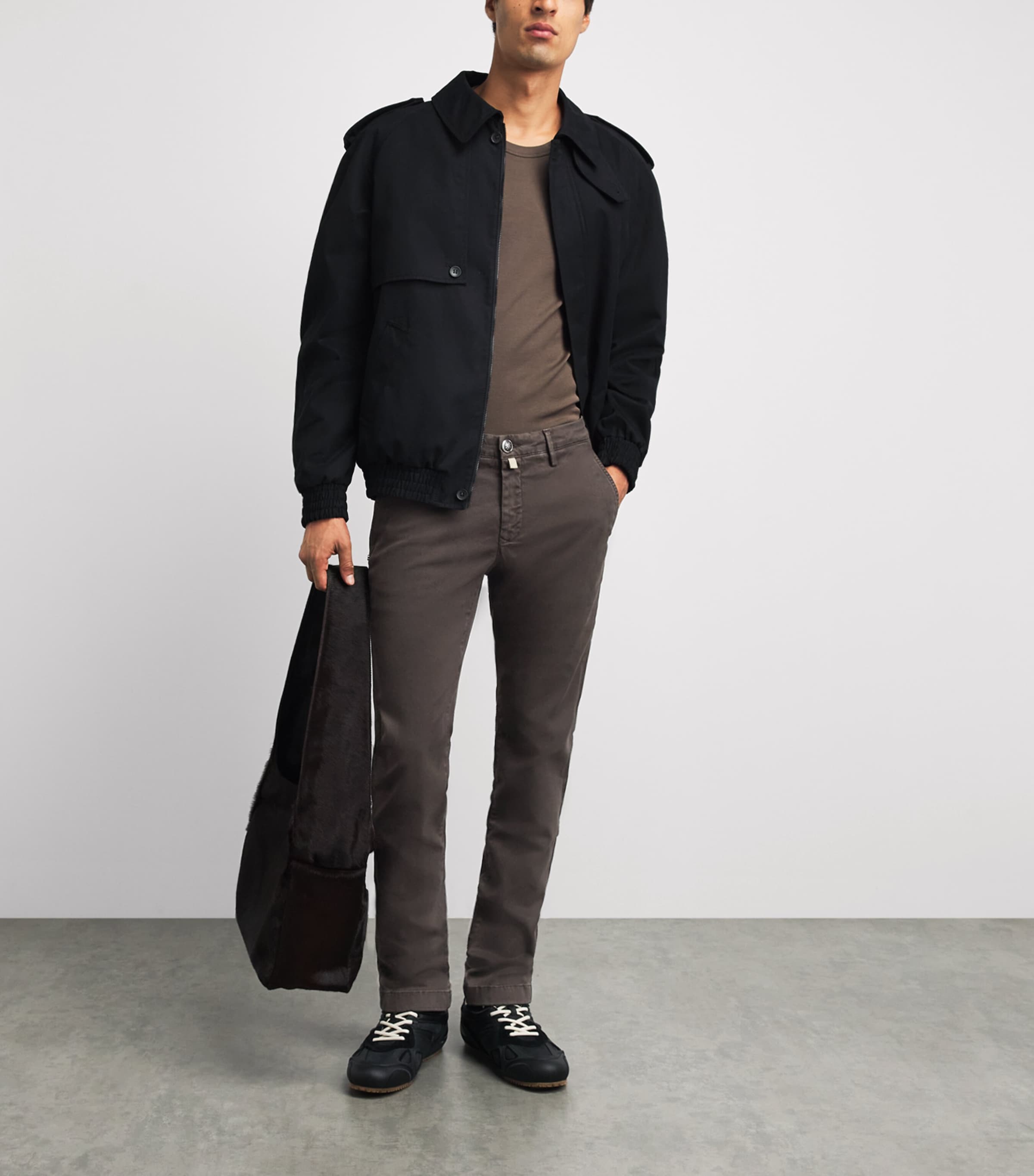 Jacob Cohën Mens Bobby Slim Chinos Brown Image 2