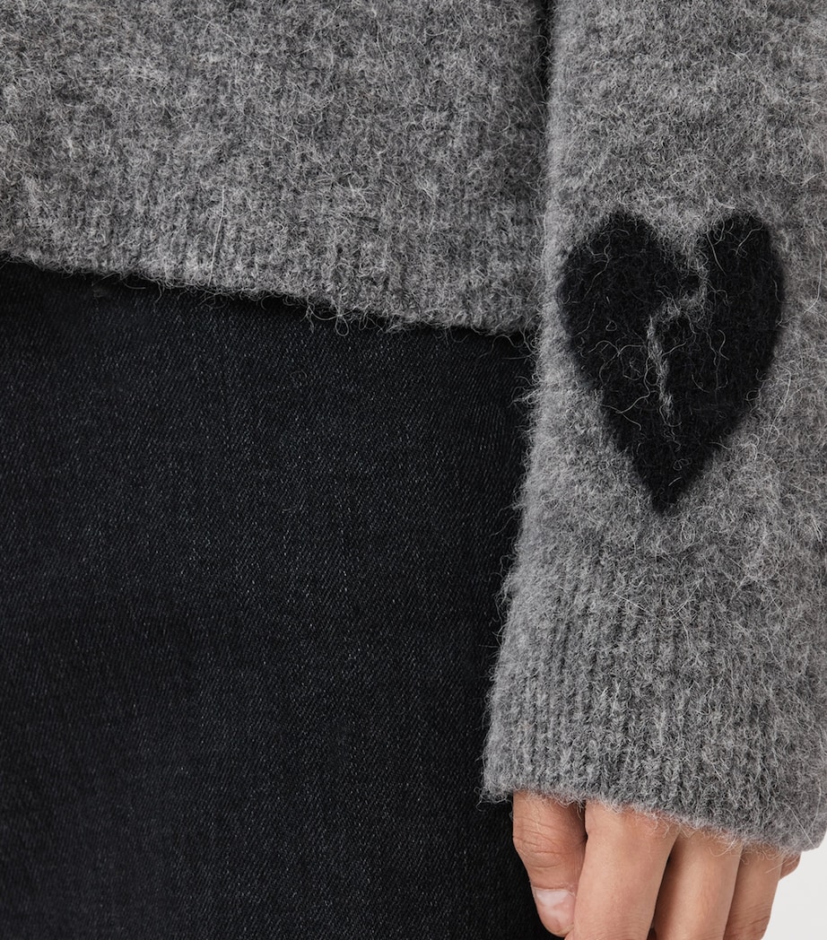 Amora Knit Cardigan GREY/BLACK Image 7